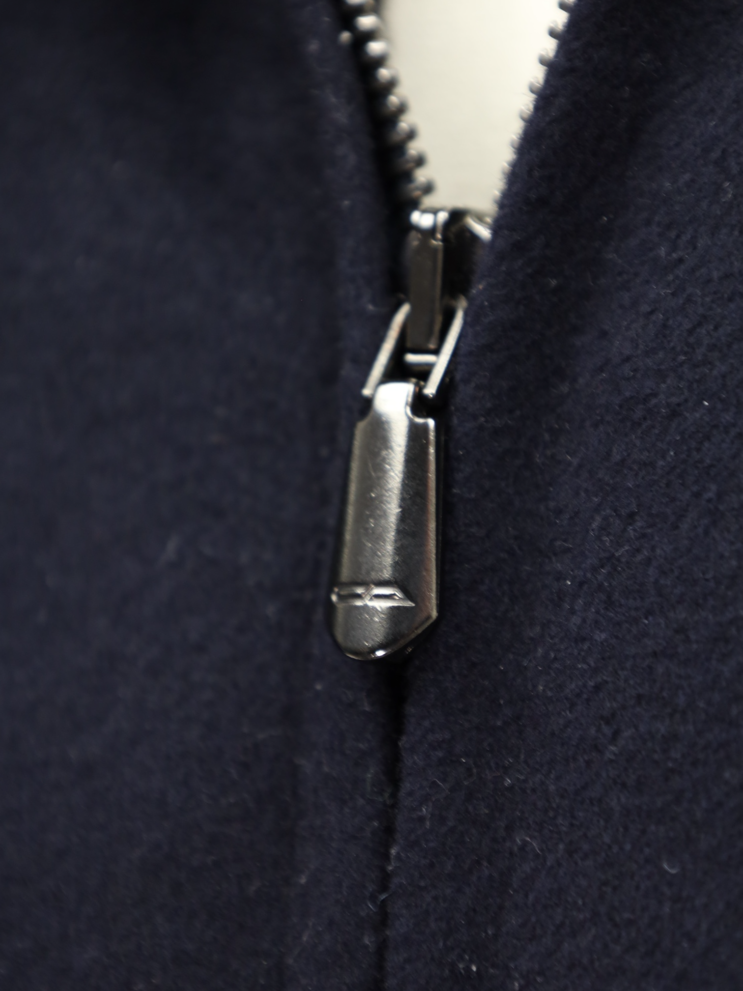 Cesare Attolini Navy Cashmere & Castorino Pilot Jacket