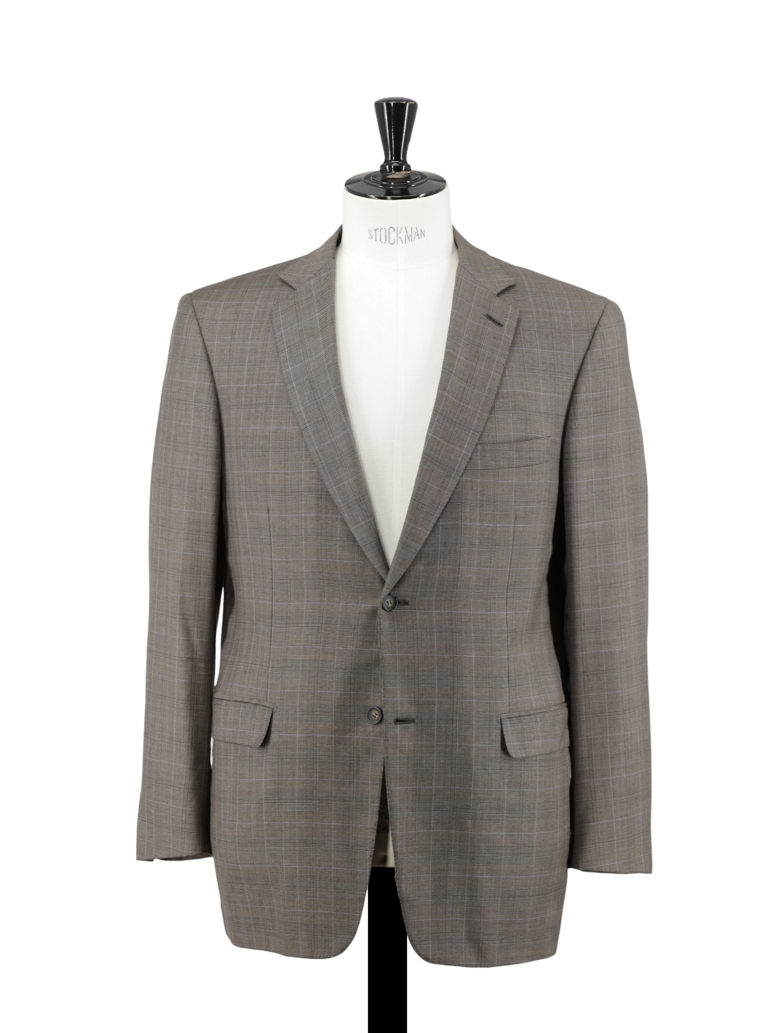 Brioni Taupe & Lavender Super 160's Prince of Wales Secolo Jacket