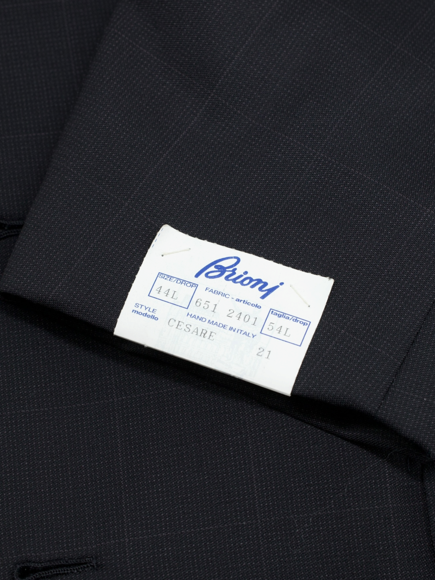 Brioni Anthracite Fine-Wool Roman-Style Windowpane Suit