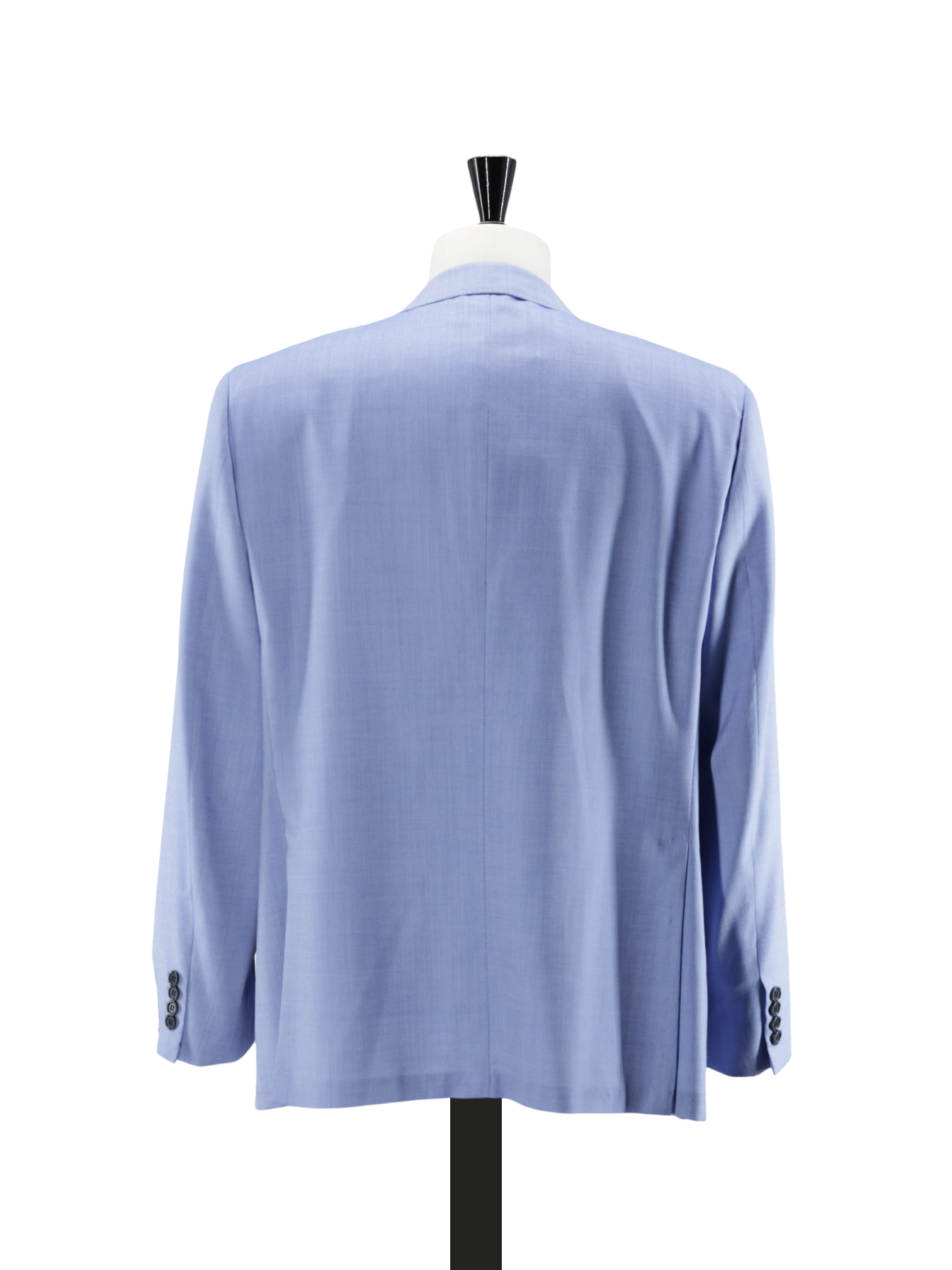 Brioni Sky Blue Wool & Silk "Ventiquattro" Micro-Pattern Jacket