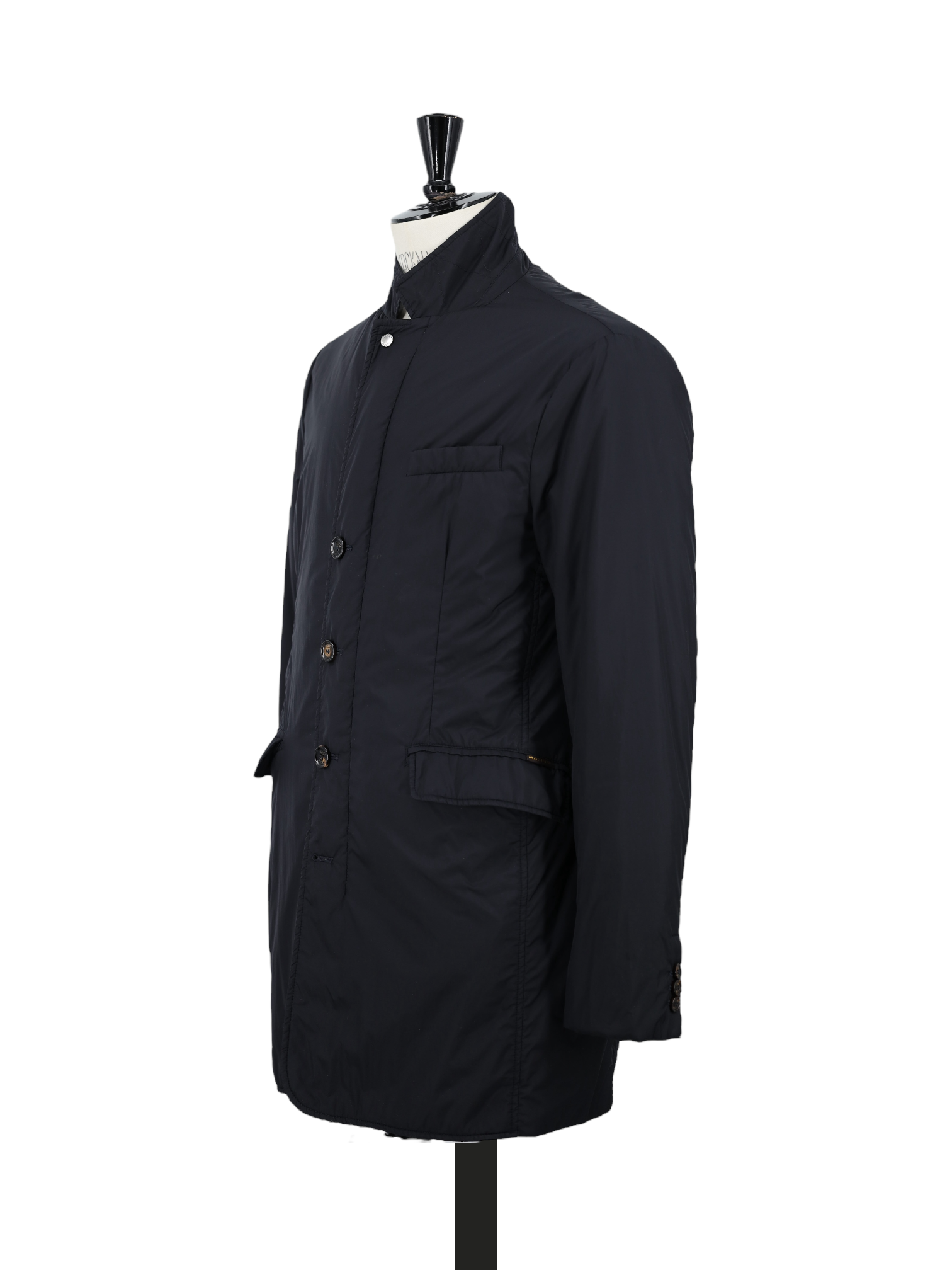 MooRER Black Lightly Padded Vespa Coat