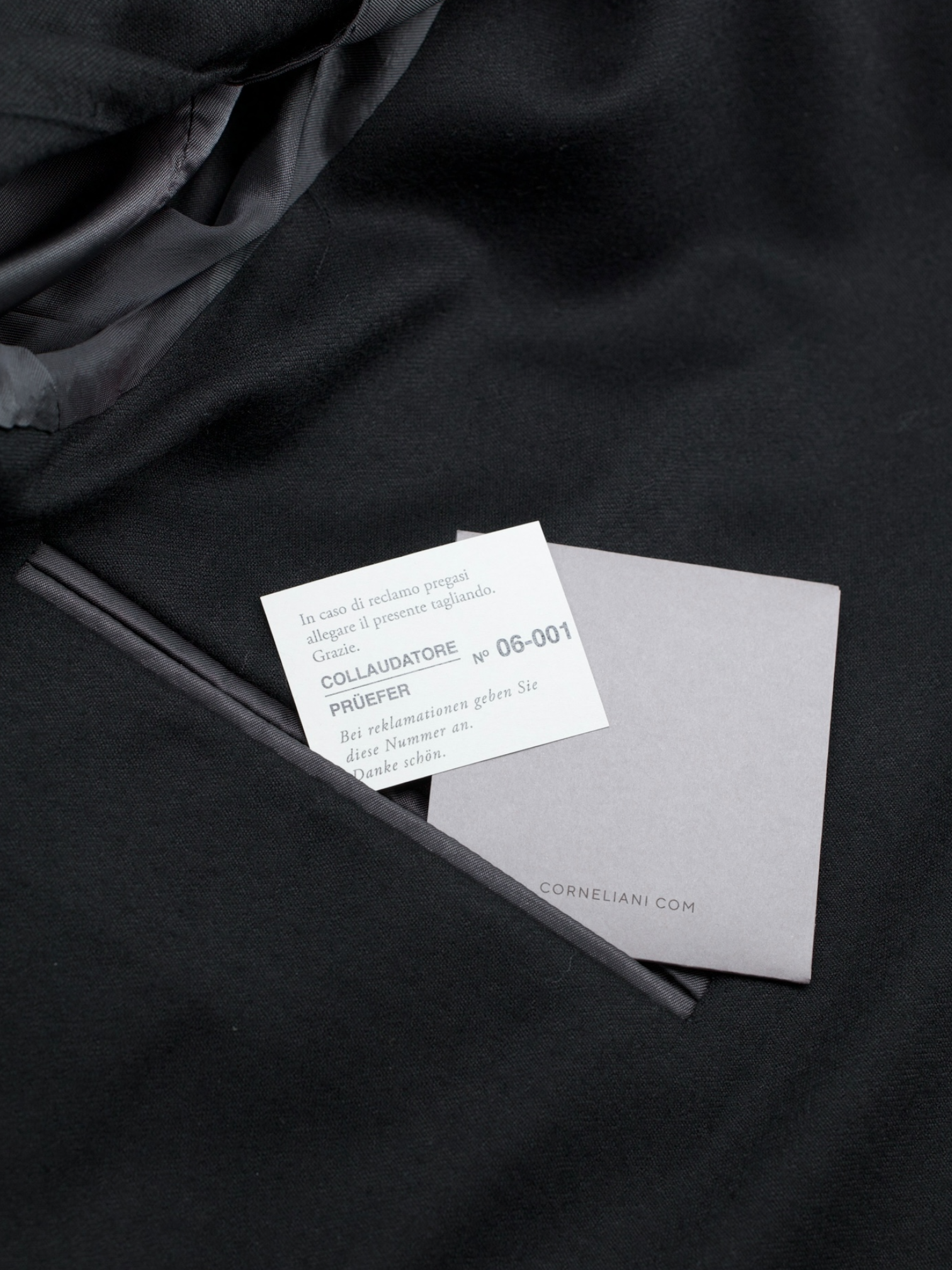 Corneliani Black Machine-Washable Wool Suit