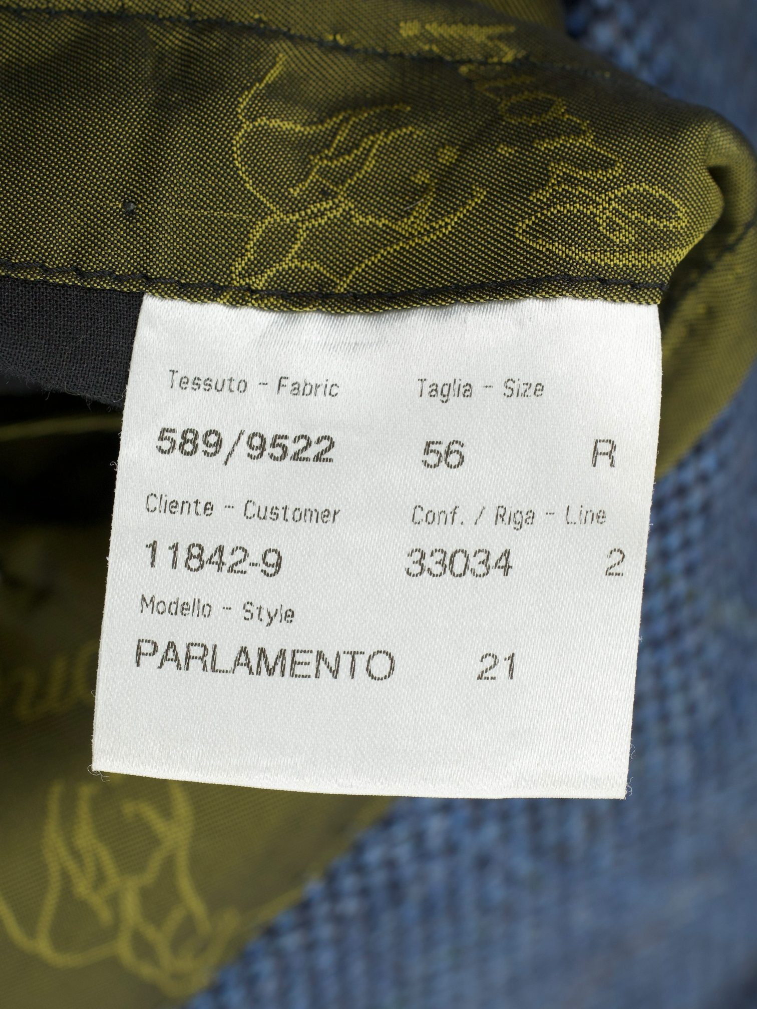 Brioni Blue & Brown Pure Cashmere Windowpane Parlamento Jacket