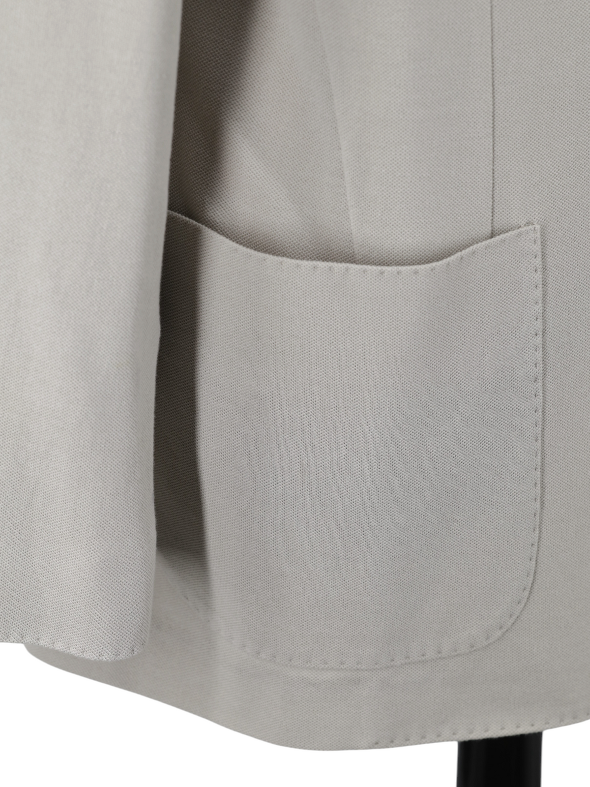 Mandelli Light Brown Lightweight-Cotton Unconstructed Tricot Jacket