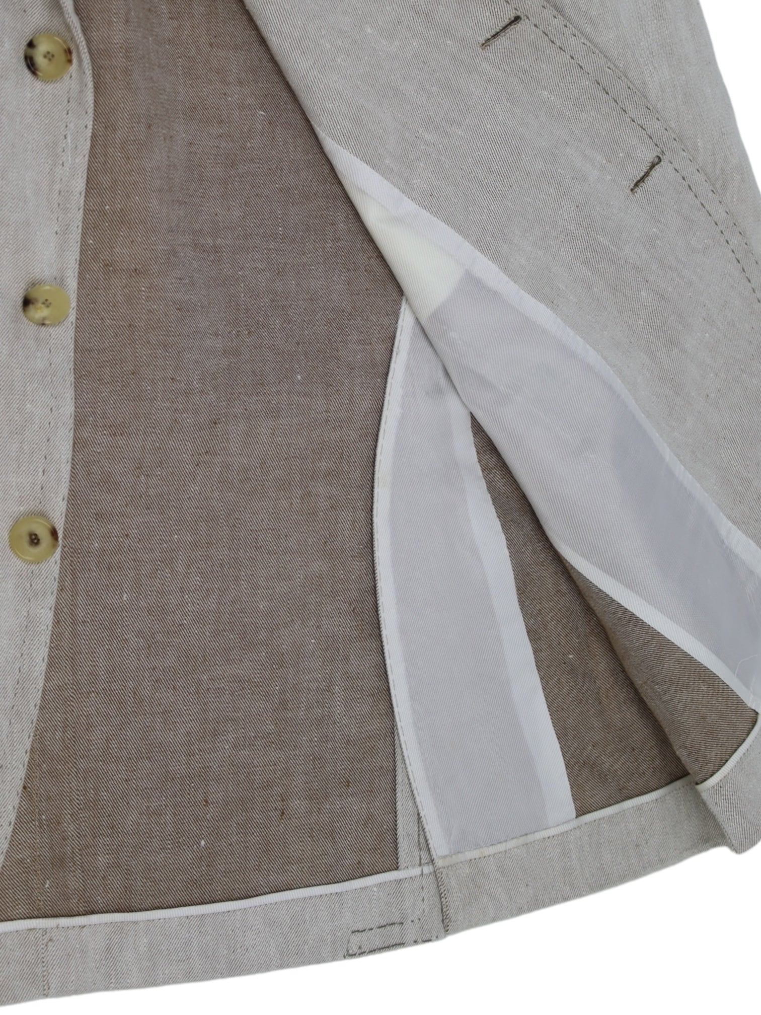 Cesare Attolini Beige Linen Jacket