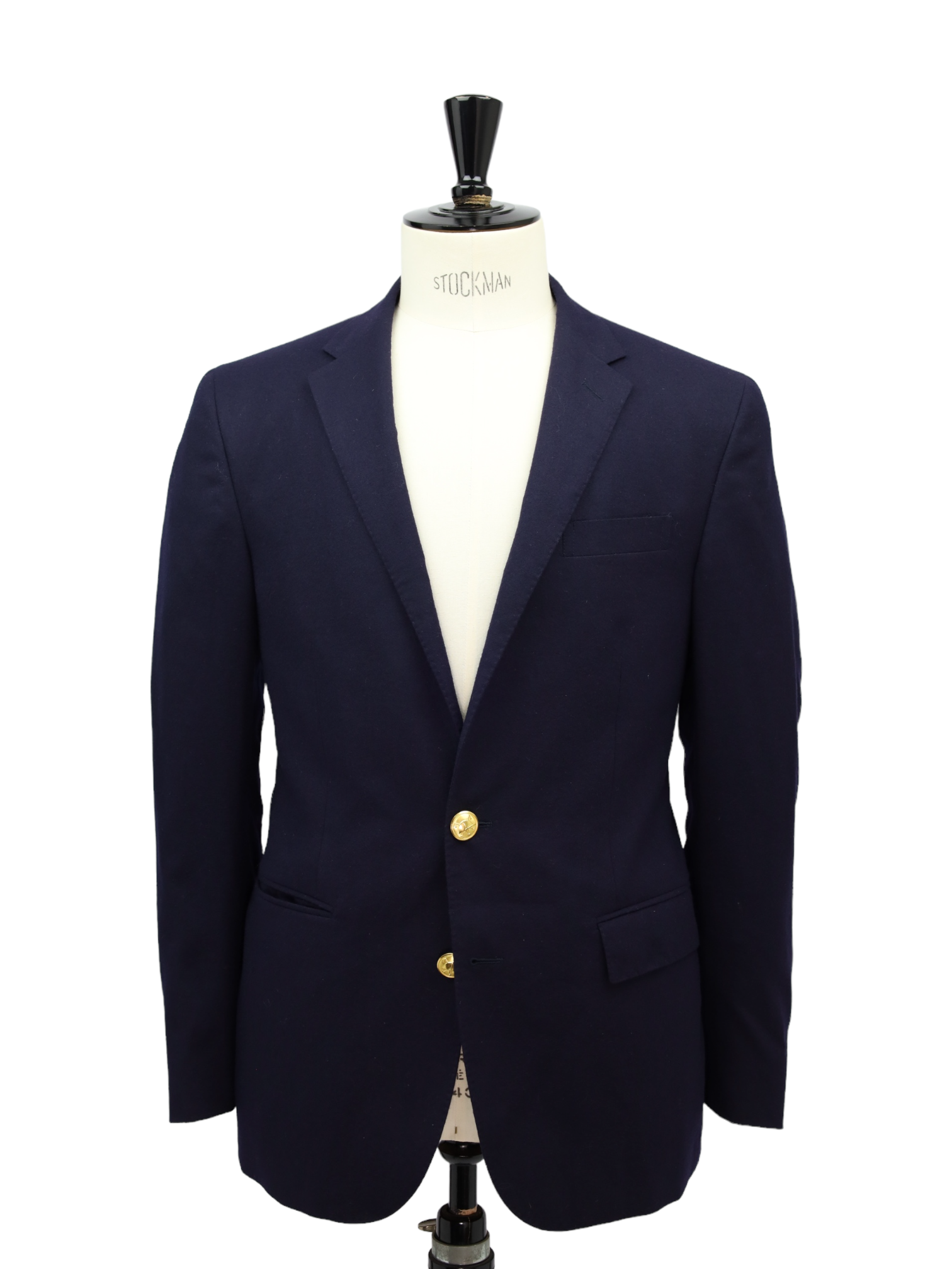 Ralph Lauren Navy Iconic Flannel Blazer