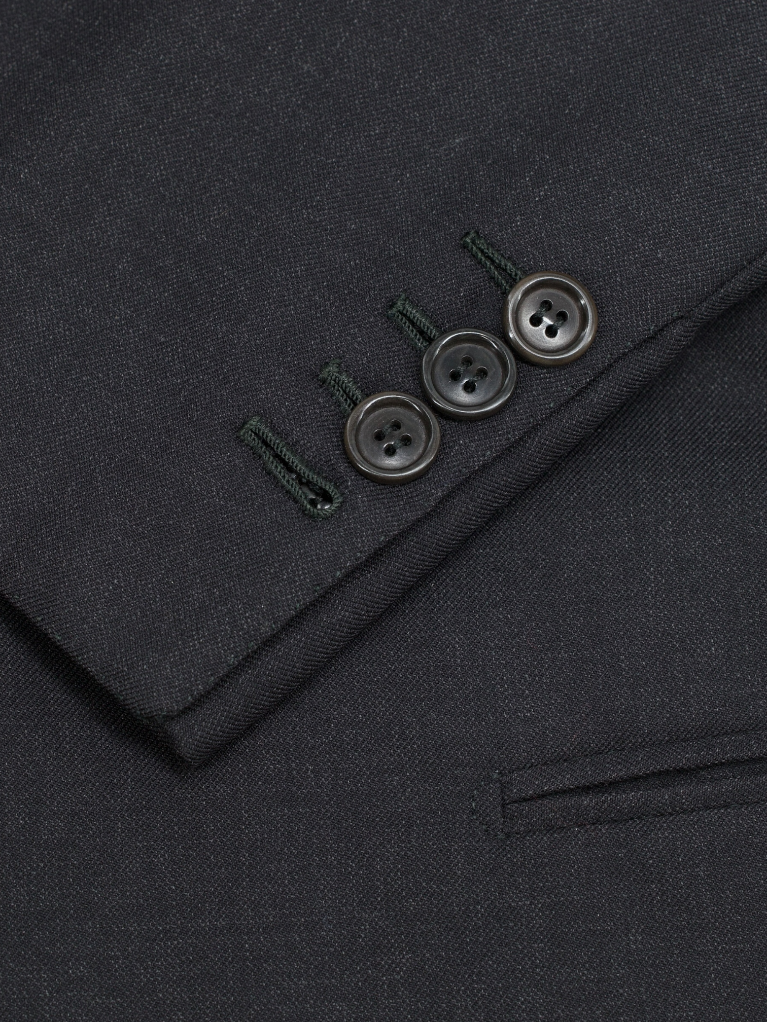 Liverano & Liverano Charcoal Fine-Wool Bespoke Florentine Suit