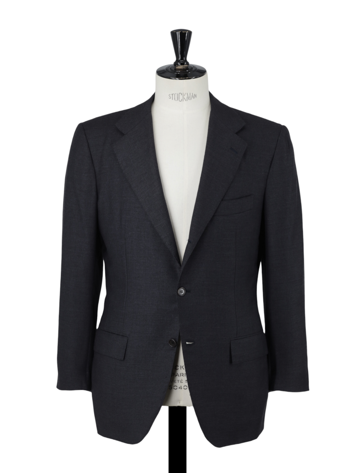 Kiton Charcoal Pure Lightweight-Cashmere Twill Suit