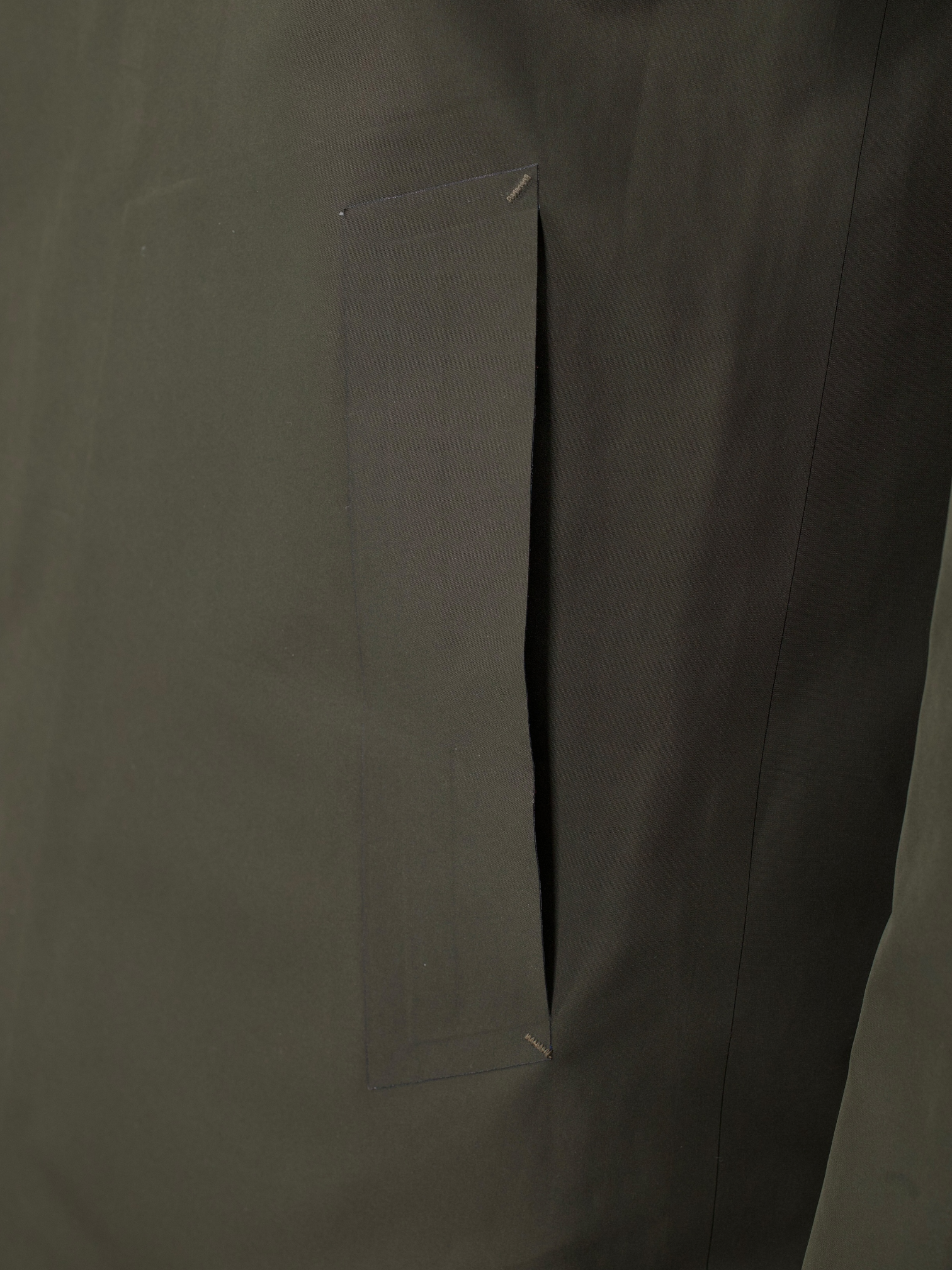 Kired Olive Green Lightweight Raincoat