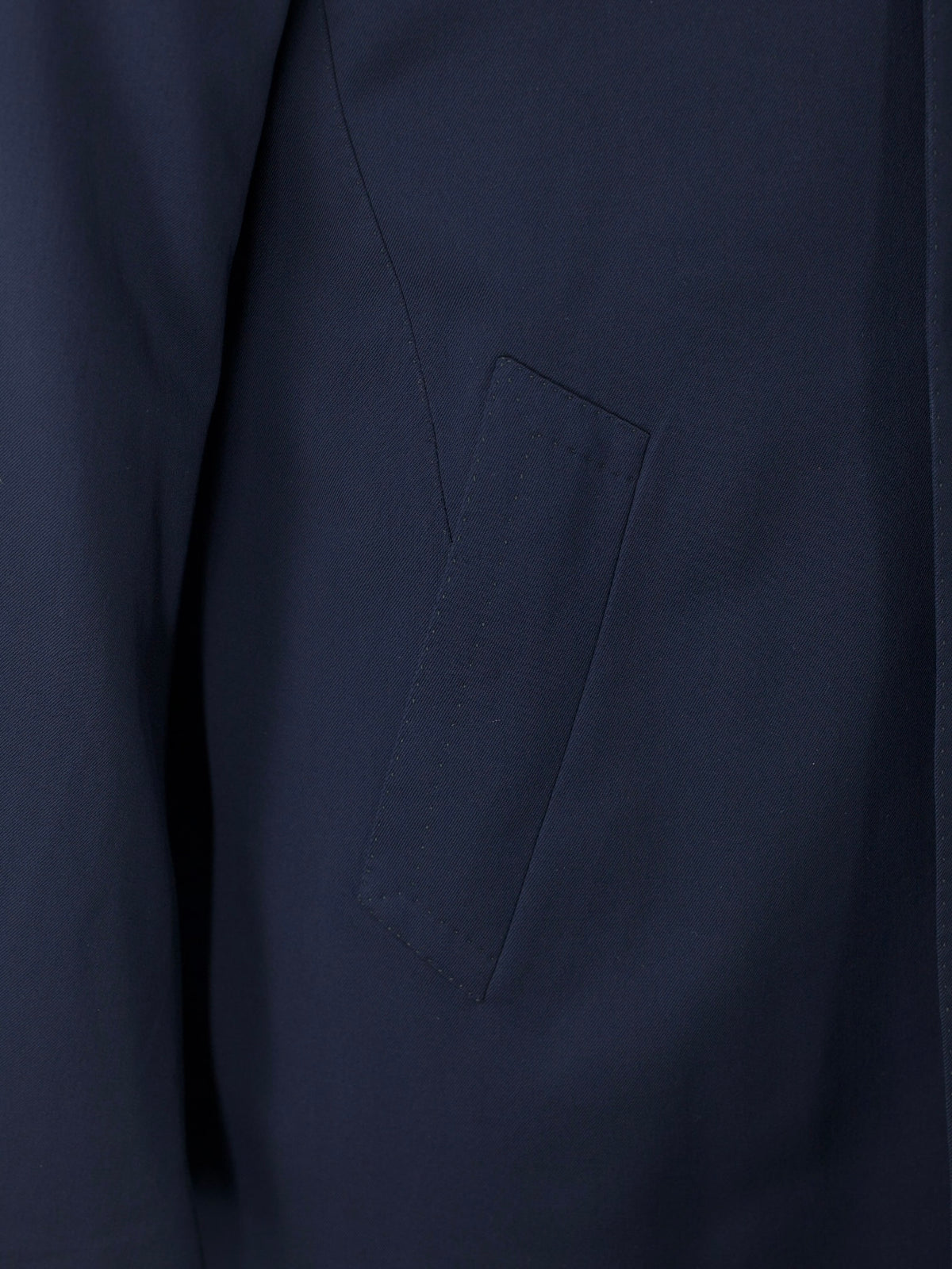 Cesare Attolini Navy Wool-Stretch Twill Sartorial Peacoat