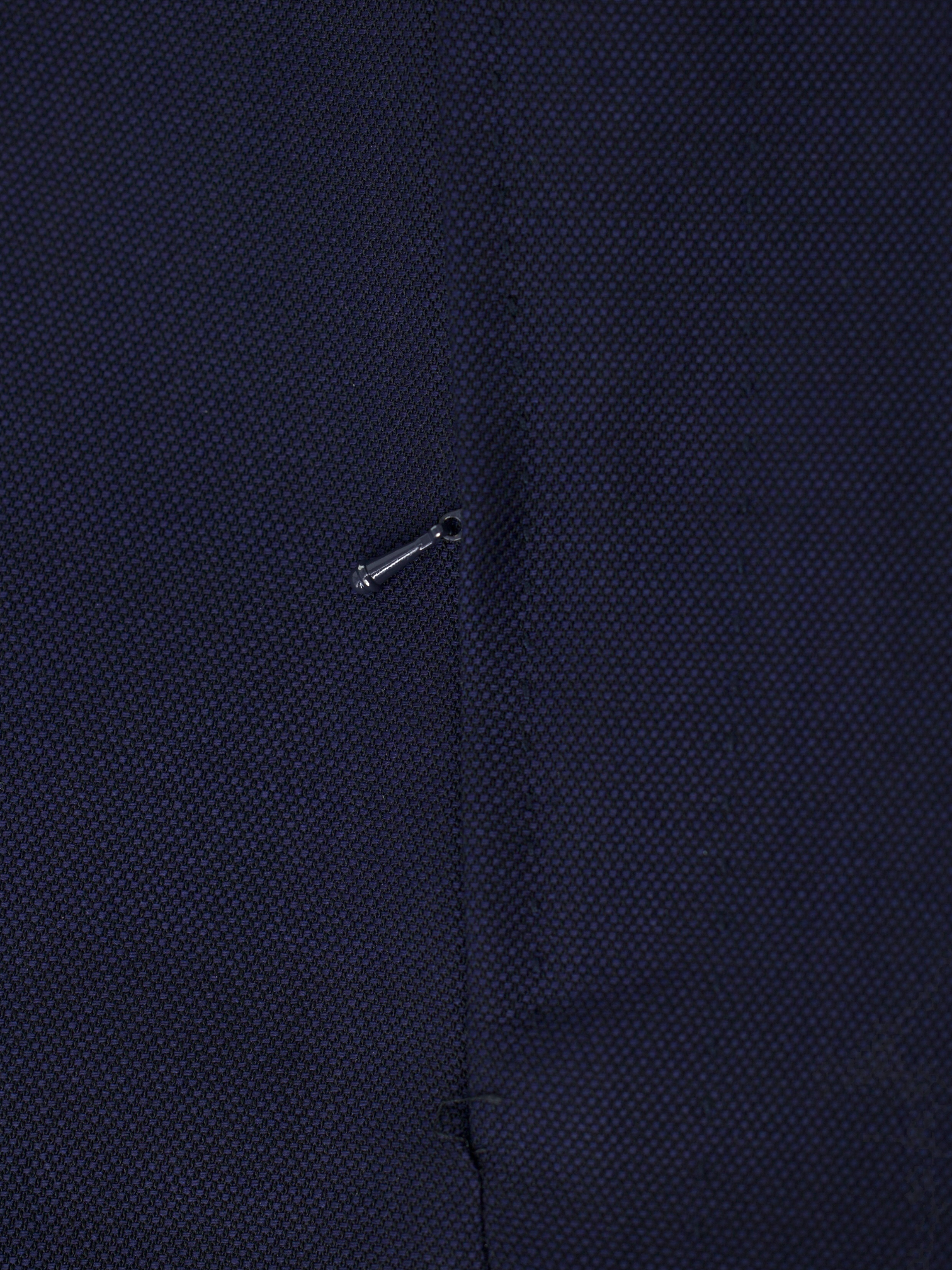 Ermenegildo Zegna Navy Wool "10 Pockets" Birdseye Jacket