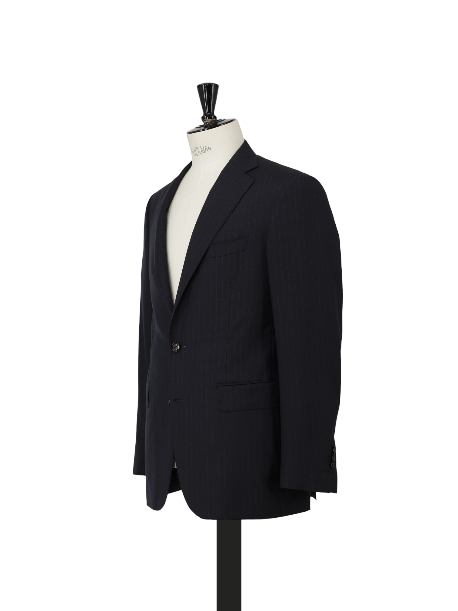 Canali Navy Super 180's Pinstripe Boardroom Suit