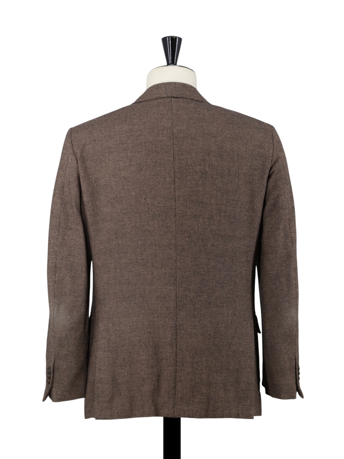 Ermenegildo Zegna Brown Wool, Silk & Cashmere "Mila Zero" Jacket