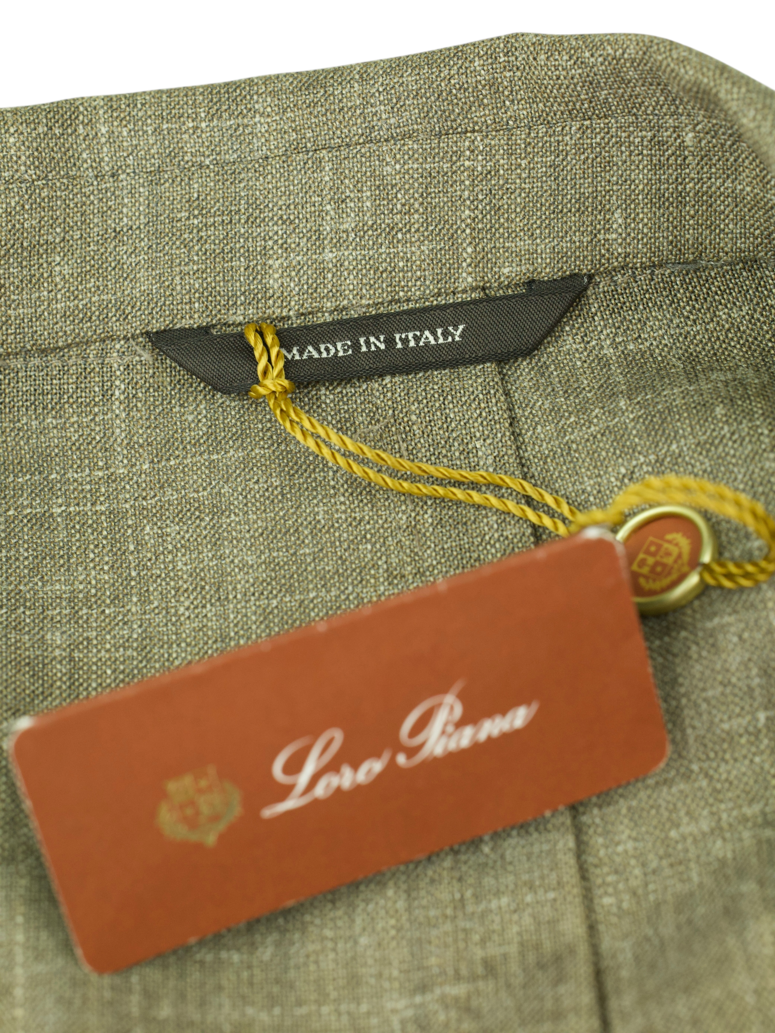 Loro Piana Taupe Wool, Silk & Linen "Summertime" Jacket