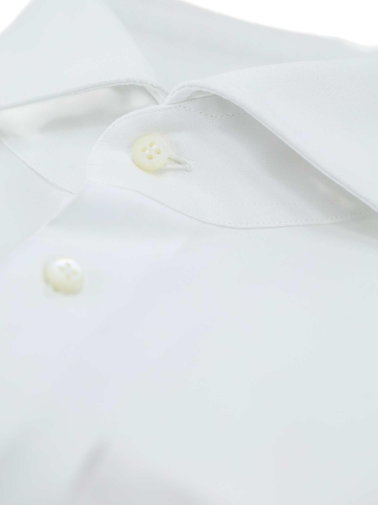 Emanuele Maffeis White Plain-Weave Dress Shirt