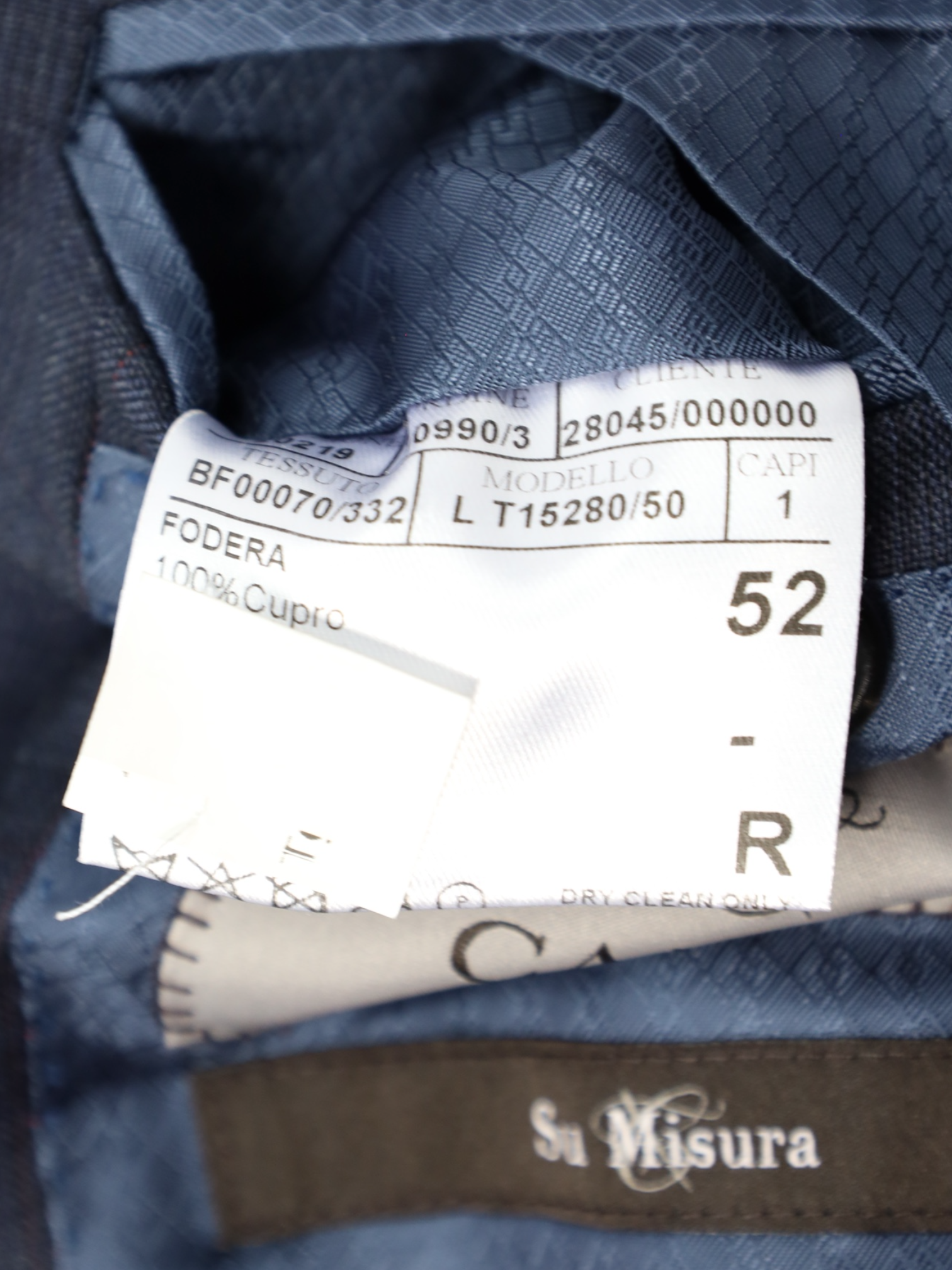Canali Blue Glenplaid Suit