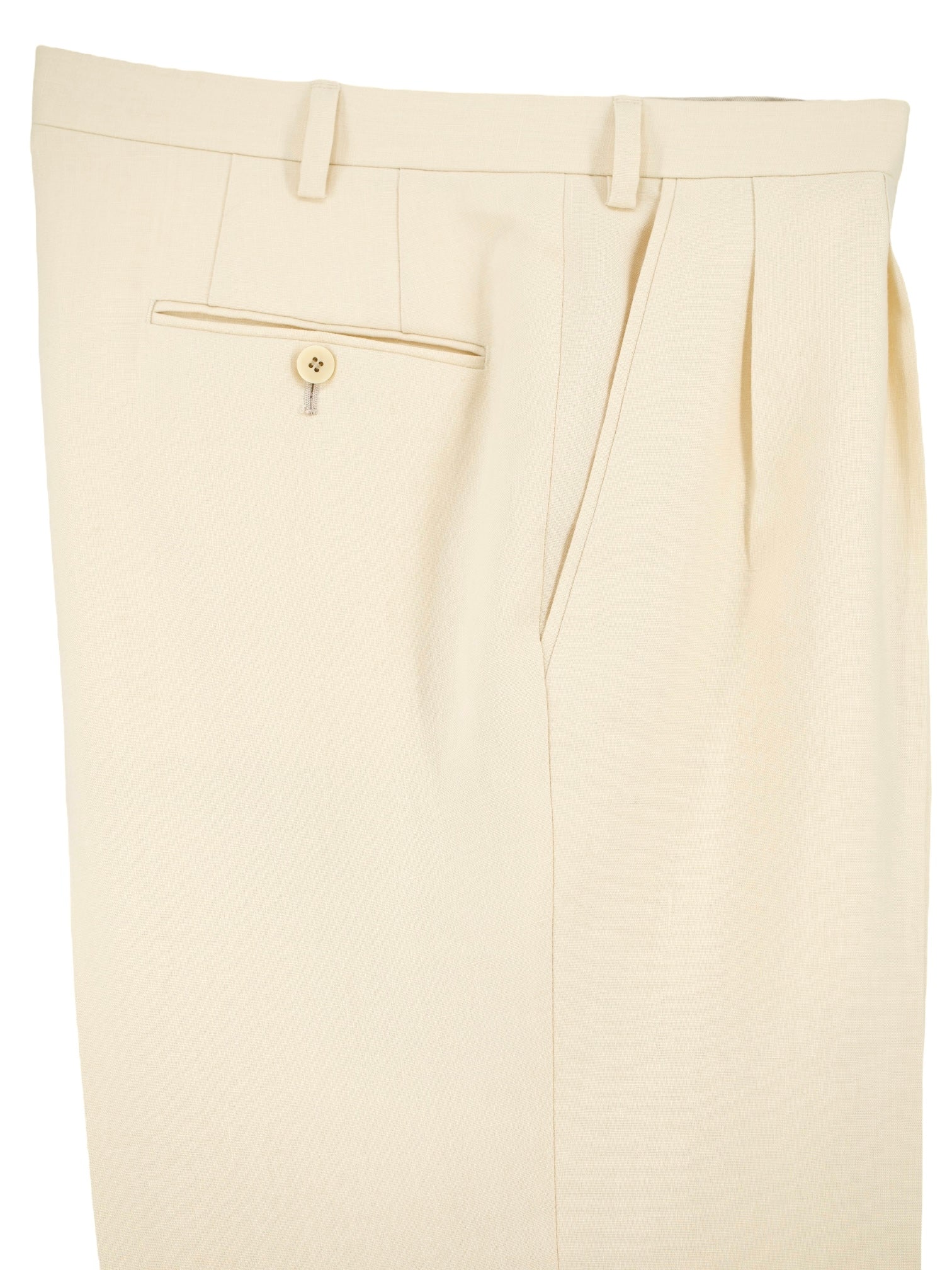 Brioni Ivory Pure Linen Palatino Summer Suit