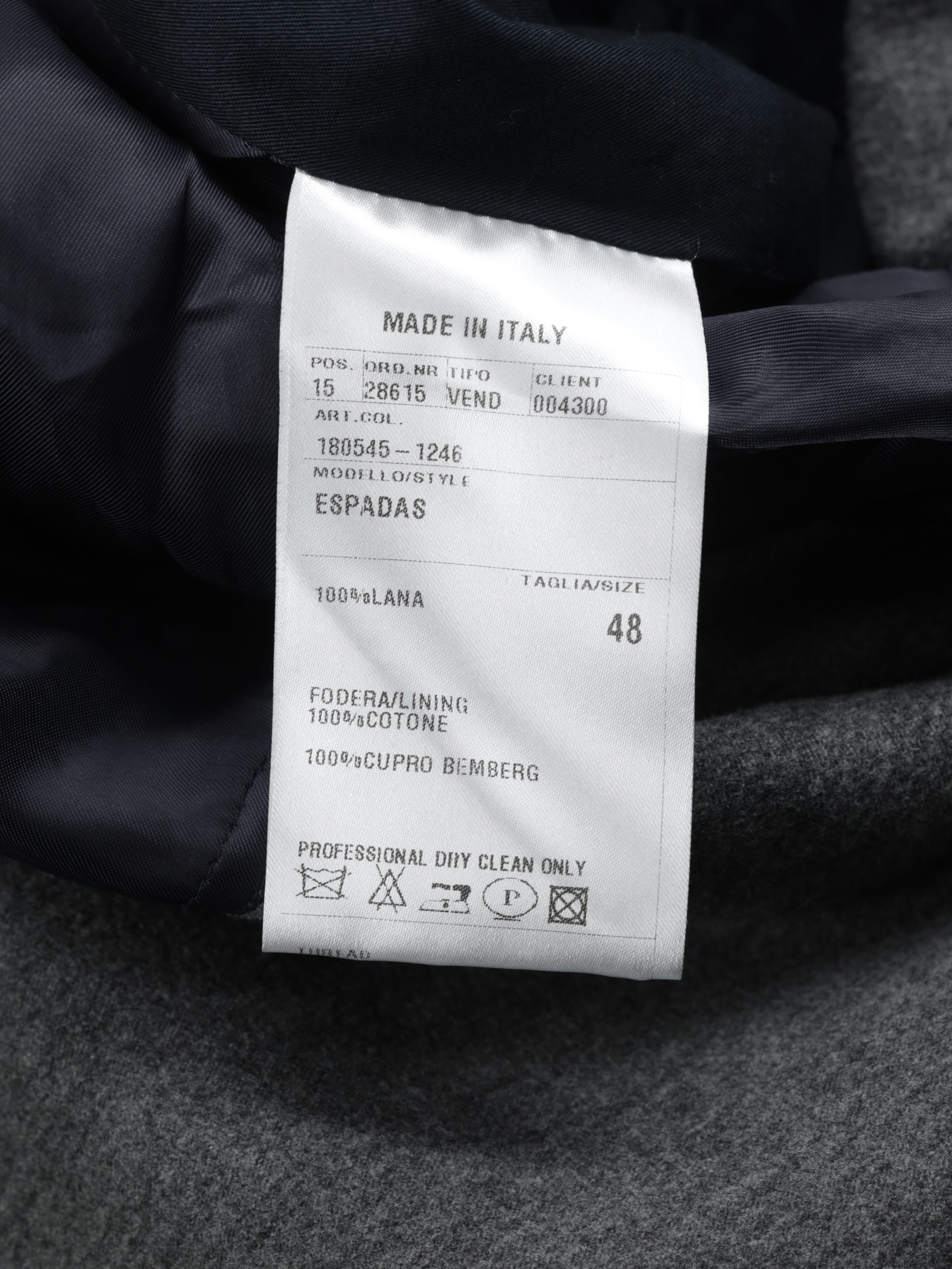 Caruso Grey Wool-Flannel Sartorial Fieldjacket