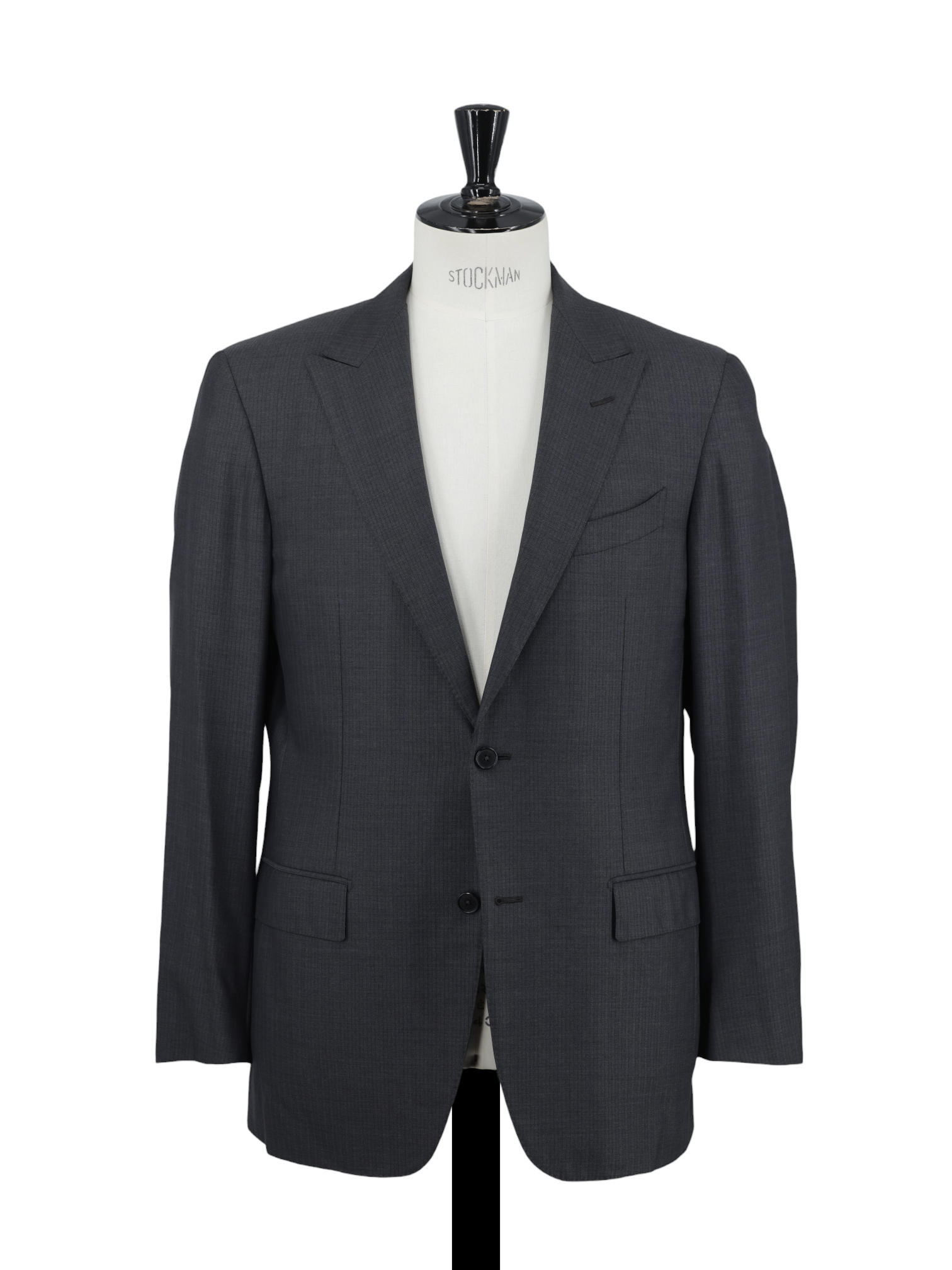 Ermenegildo Zegna Grey 15-milmil-15 Micro-Herringbone Mila Suit