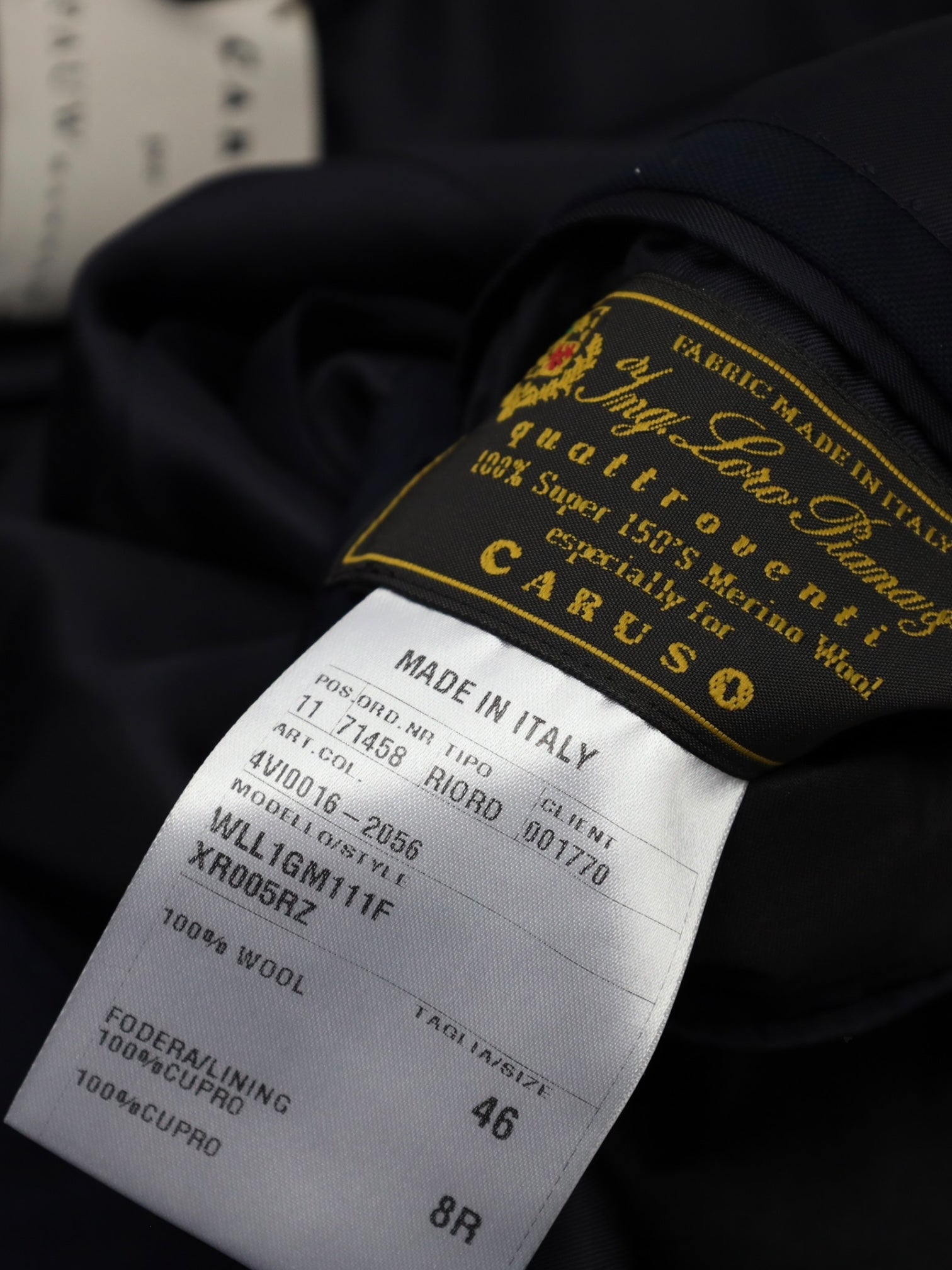 Caruso Navy Tuxedo