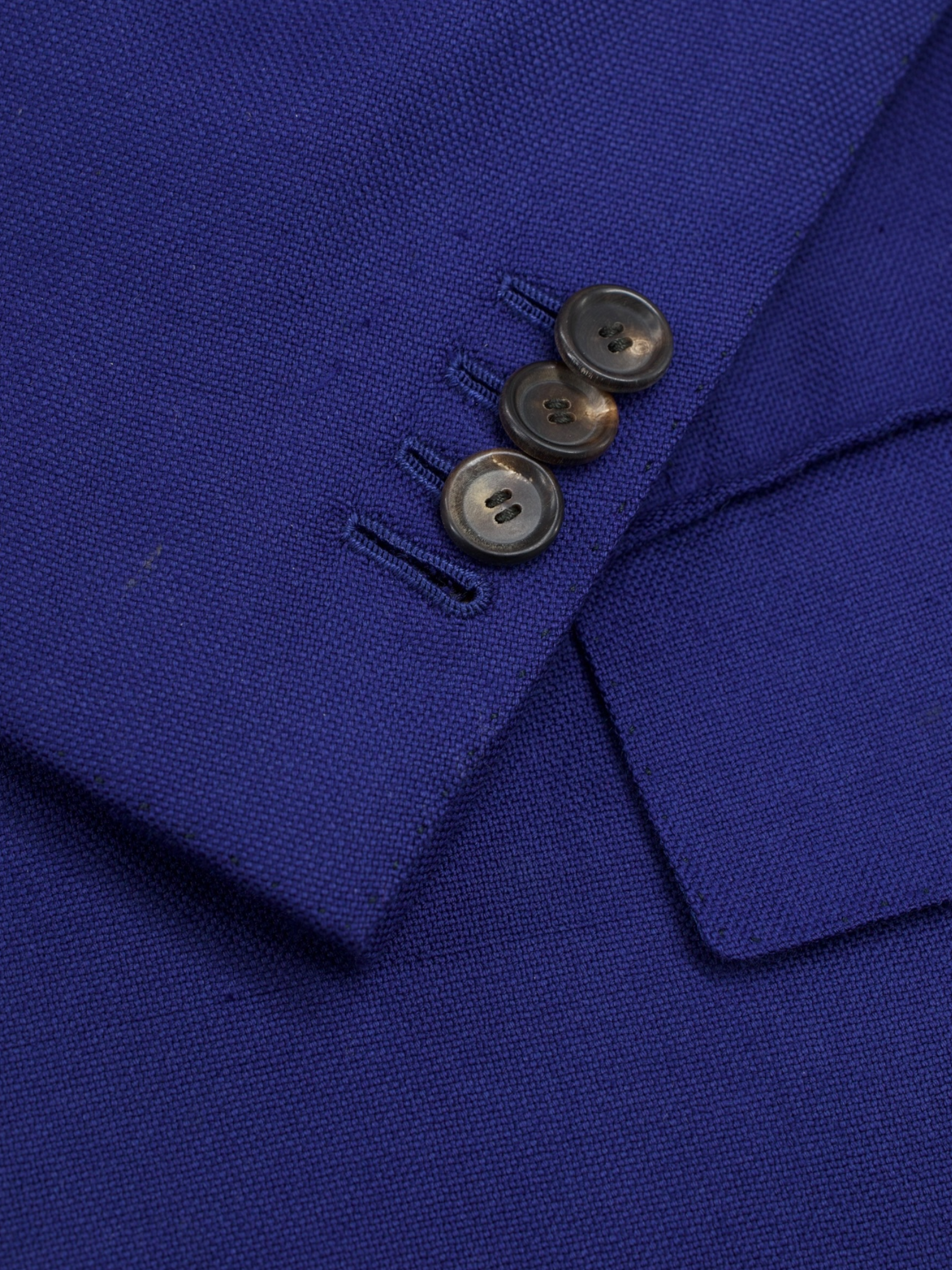 Cesare Attolini Royal Blue Super 140's Pinpoint Jacket