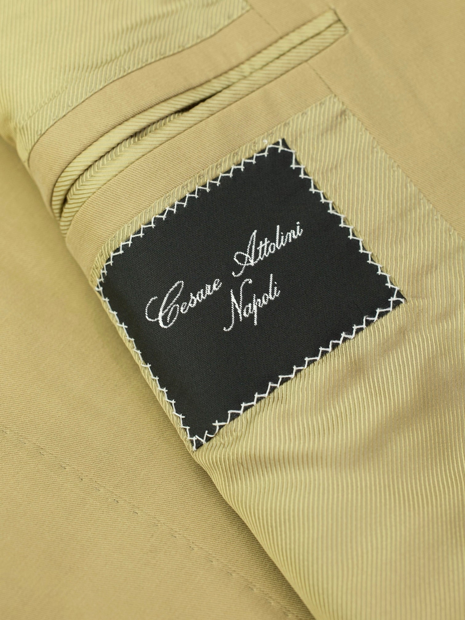 Cesare Attolini Beige Cotton-Twill Sartorial Summer Suit