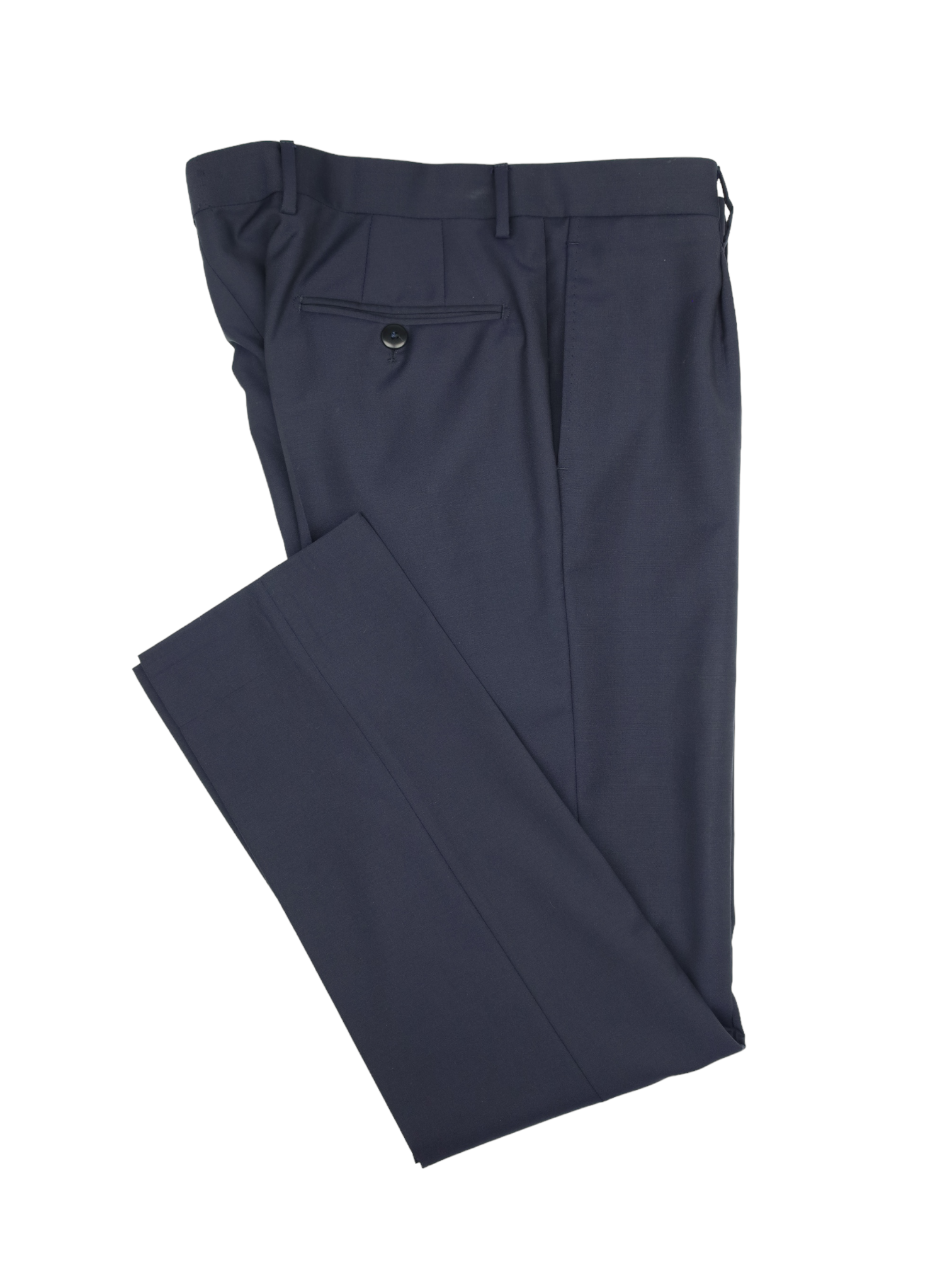 Caruso Navy 3-Piece Wool & Mohair Suit