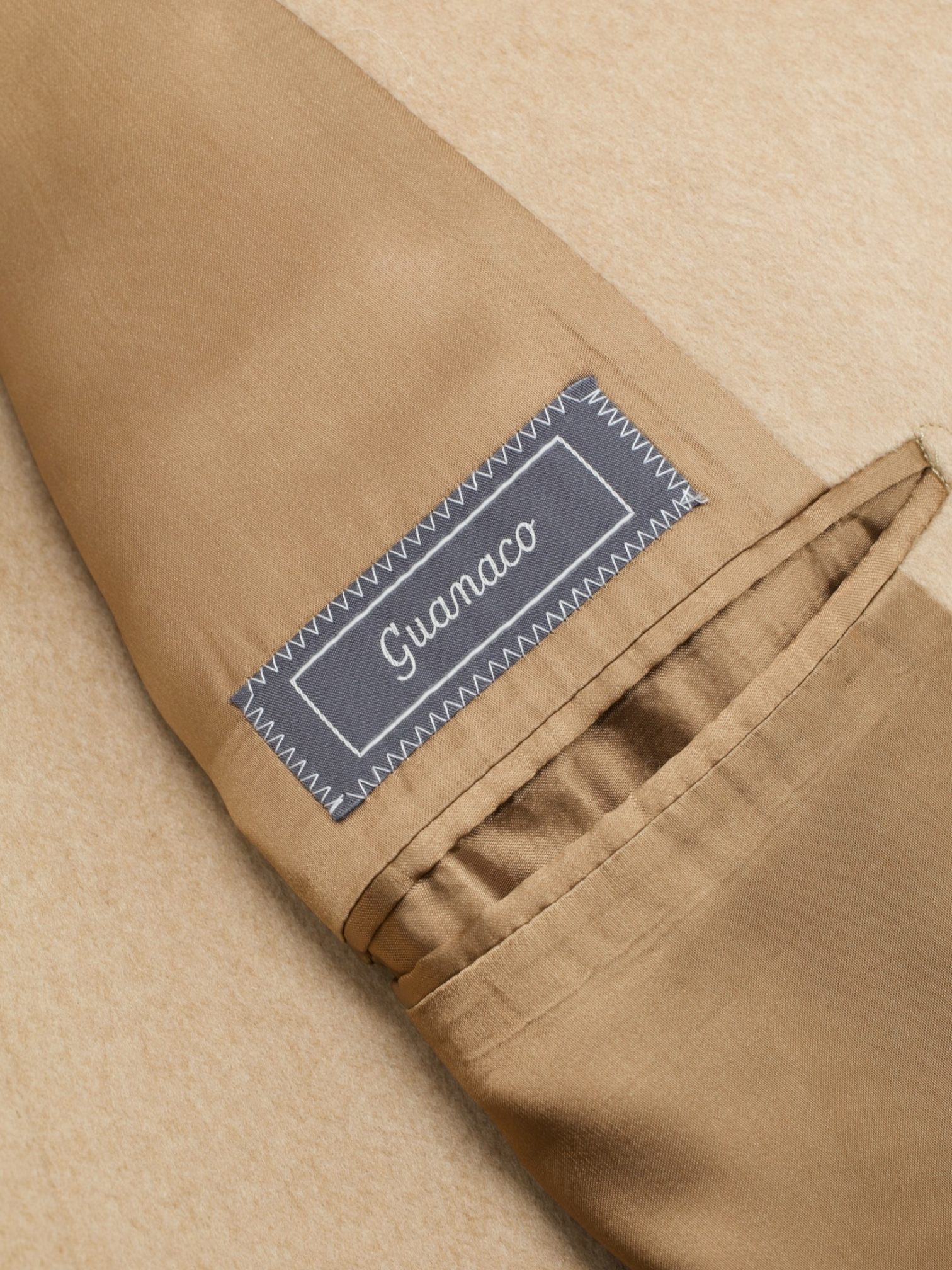 Salvatore Ferragamo Light Brown Guanaco Overcoat