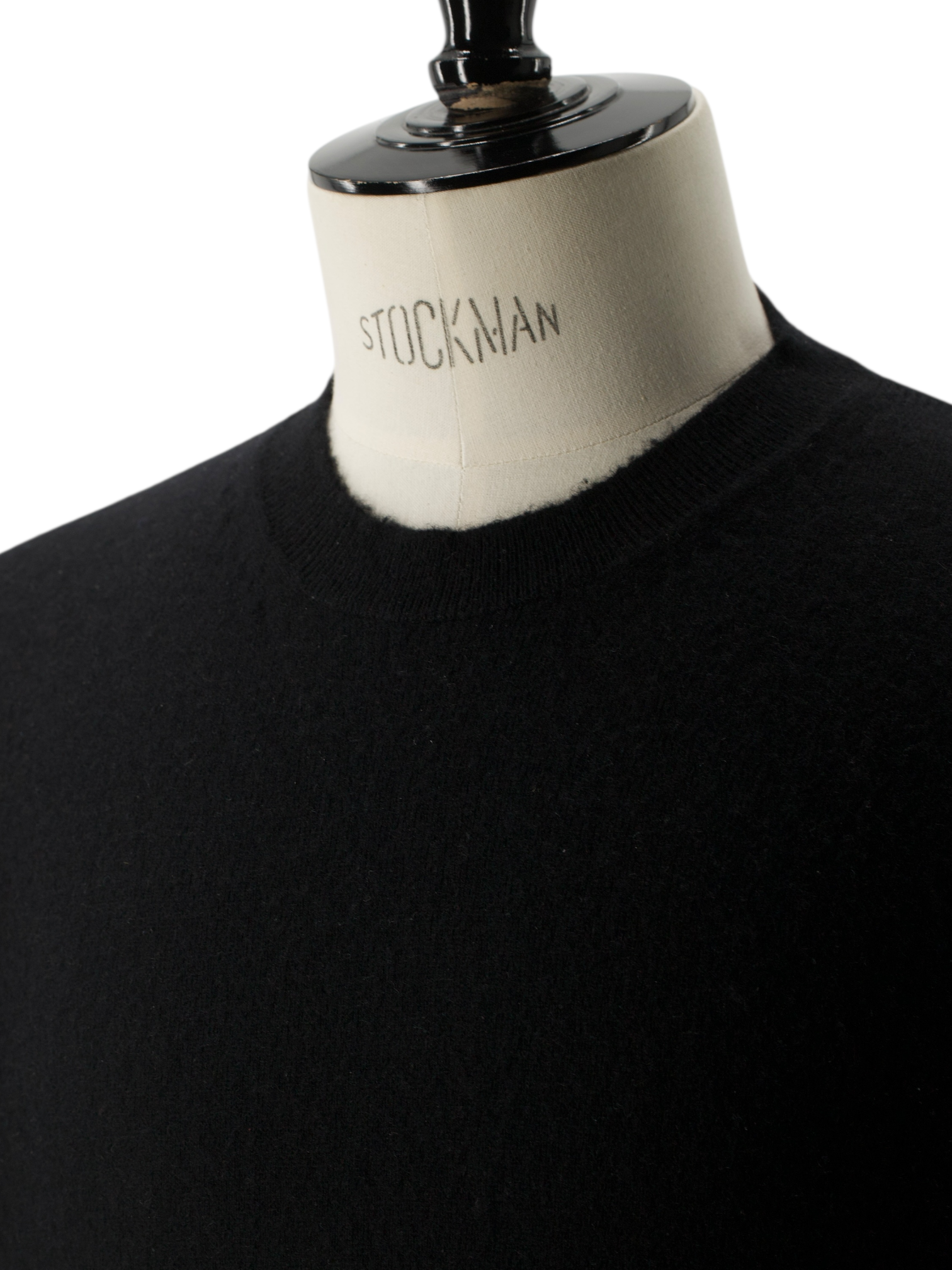 Tom Ford Black Pure Plushy-Cashmere Round Neck Knitwear