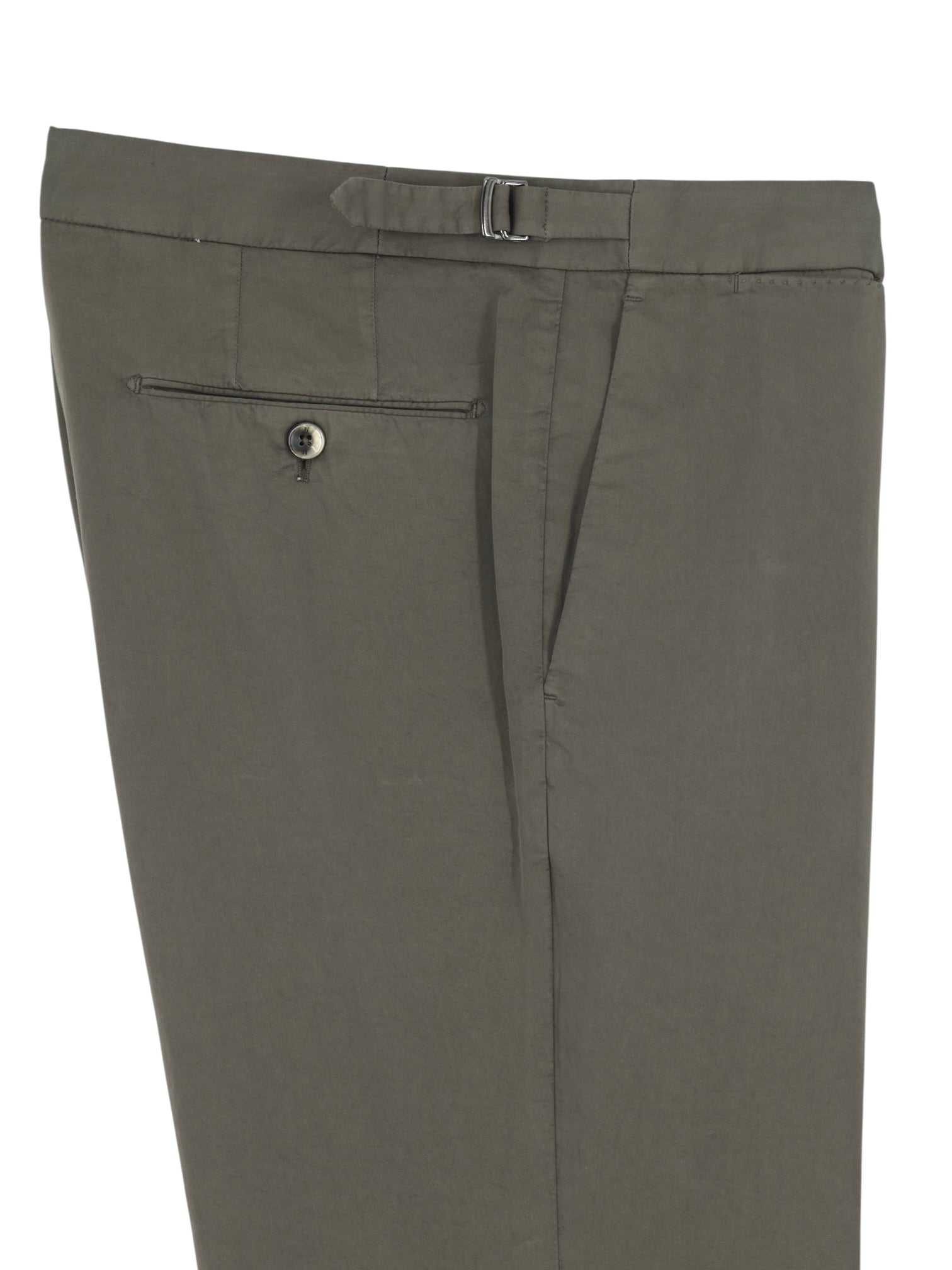 PT01 Brown Cotton & Silk "Silkchino" Trousers