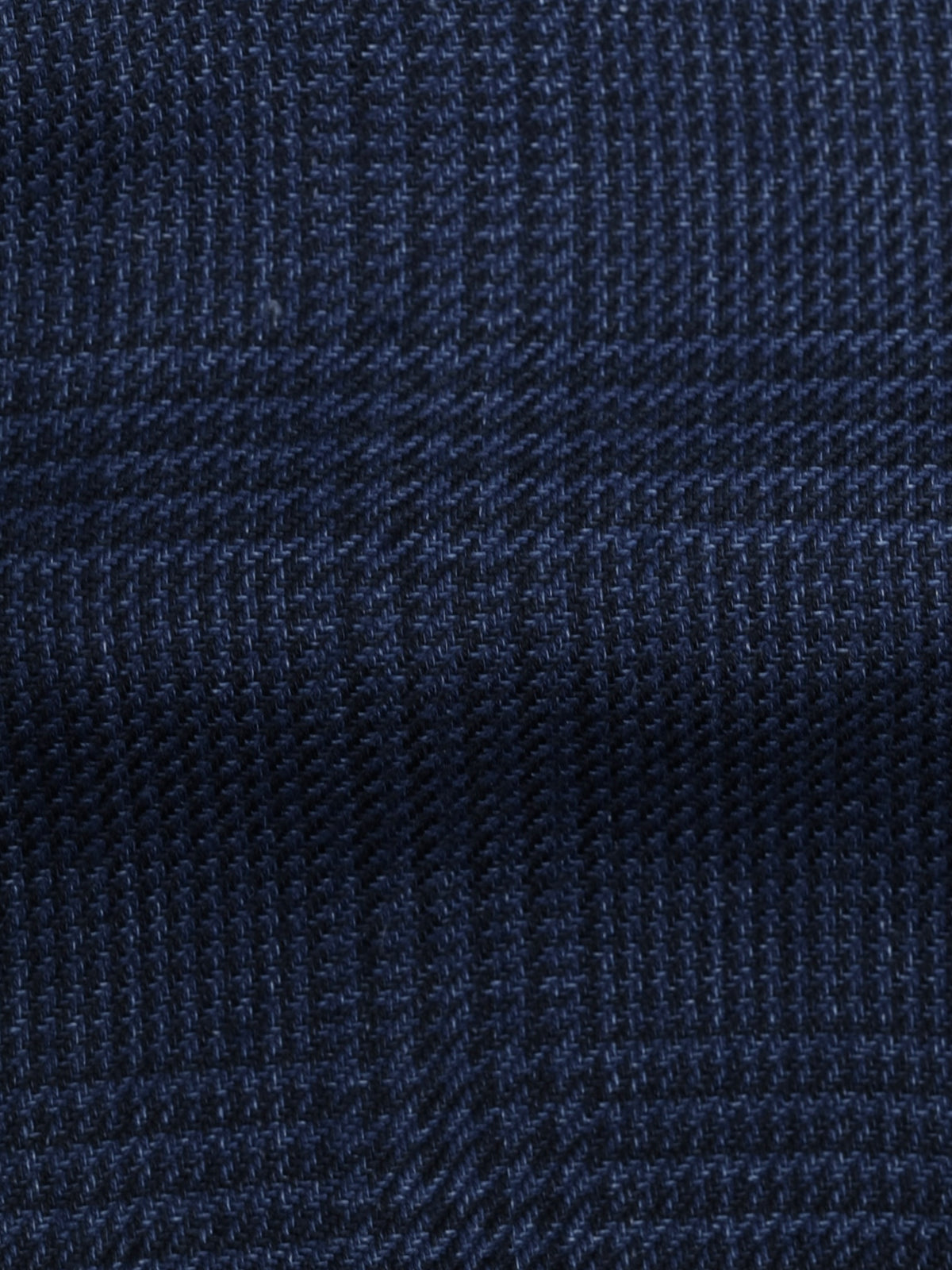 Ralph Lauren Blue Cotton & Linen Prince of Wales Jacket