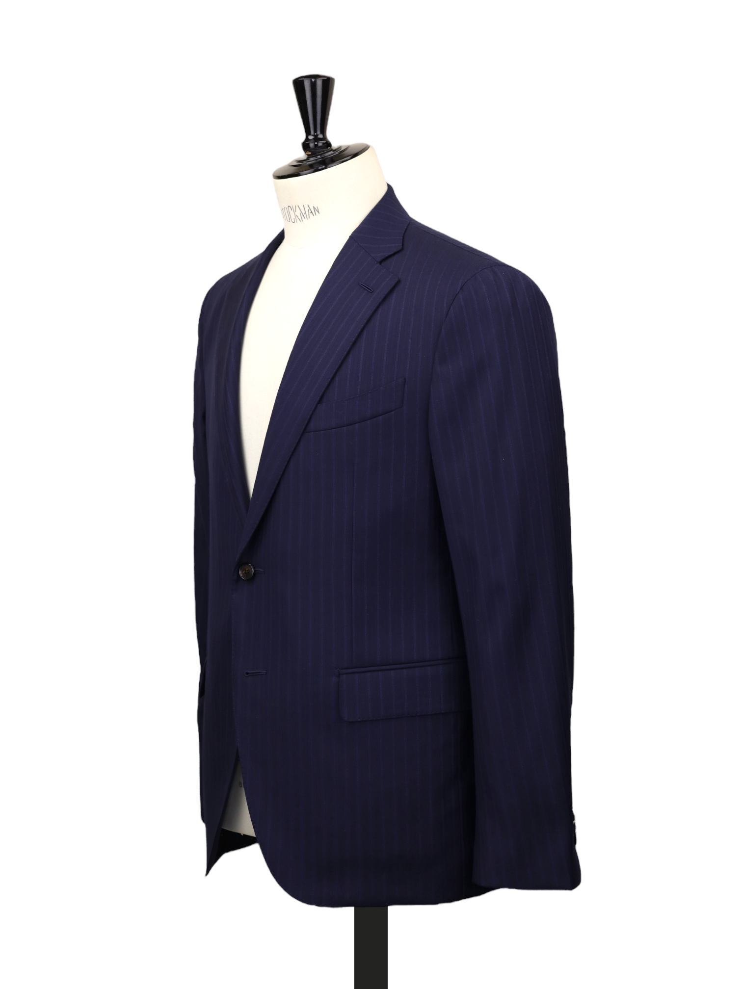 Caruso Navy Super 150's "Winter Australis" Pinstripe Boheme Suit + Extra Trousers