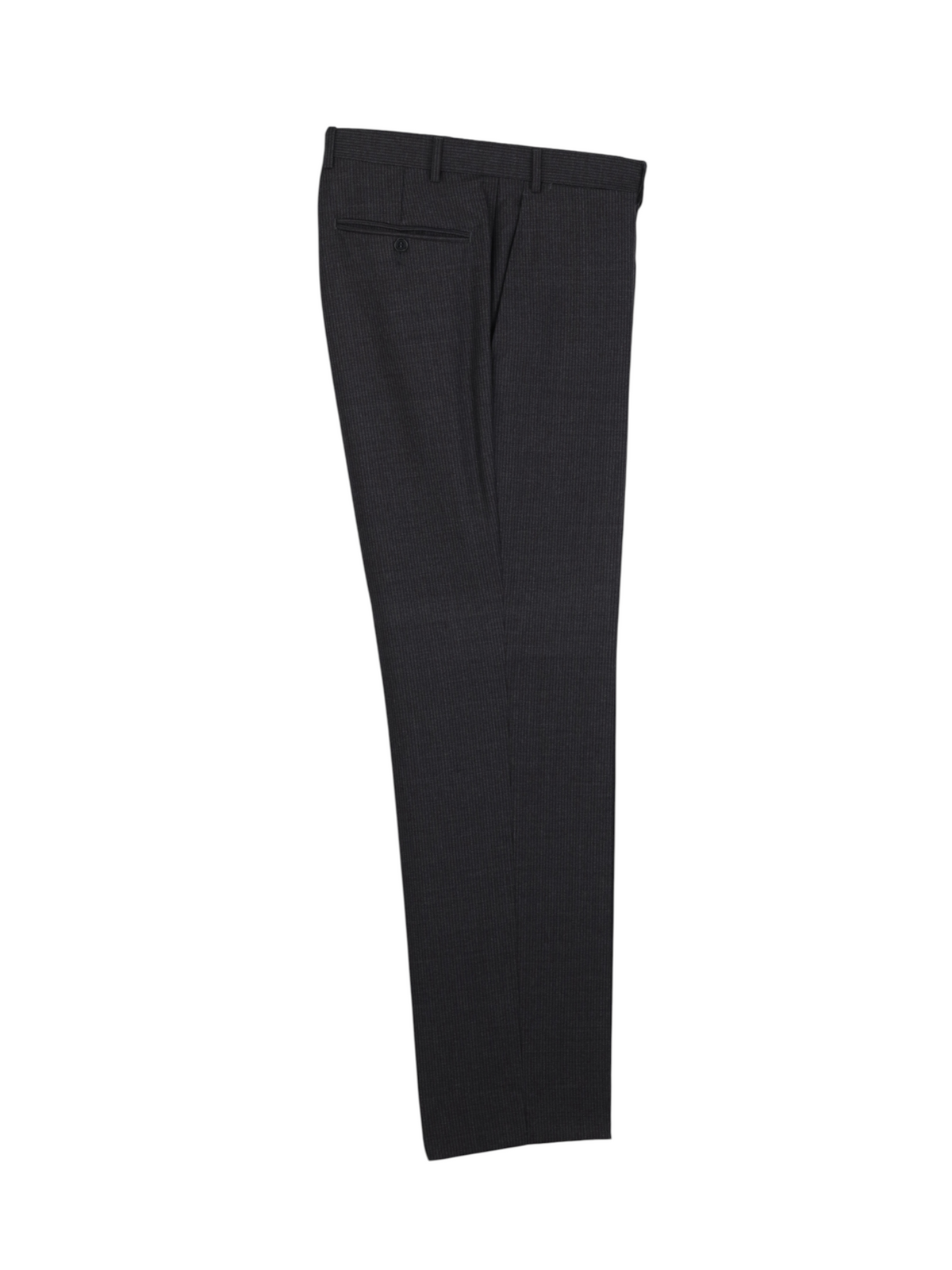 Canali Charcoal Brushed-Wool Shadow-Stripe Winter Suit