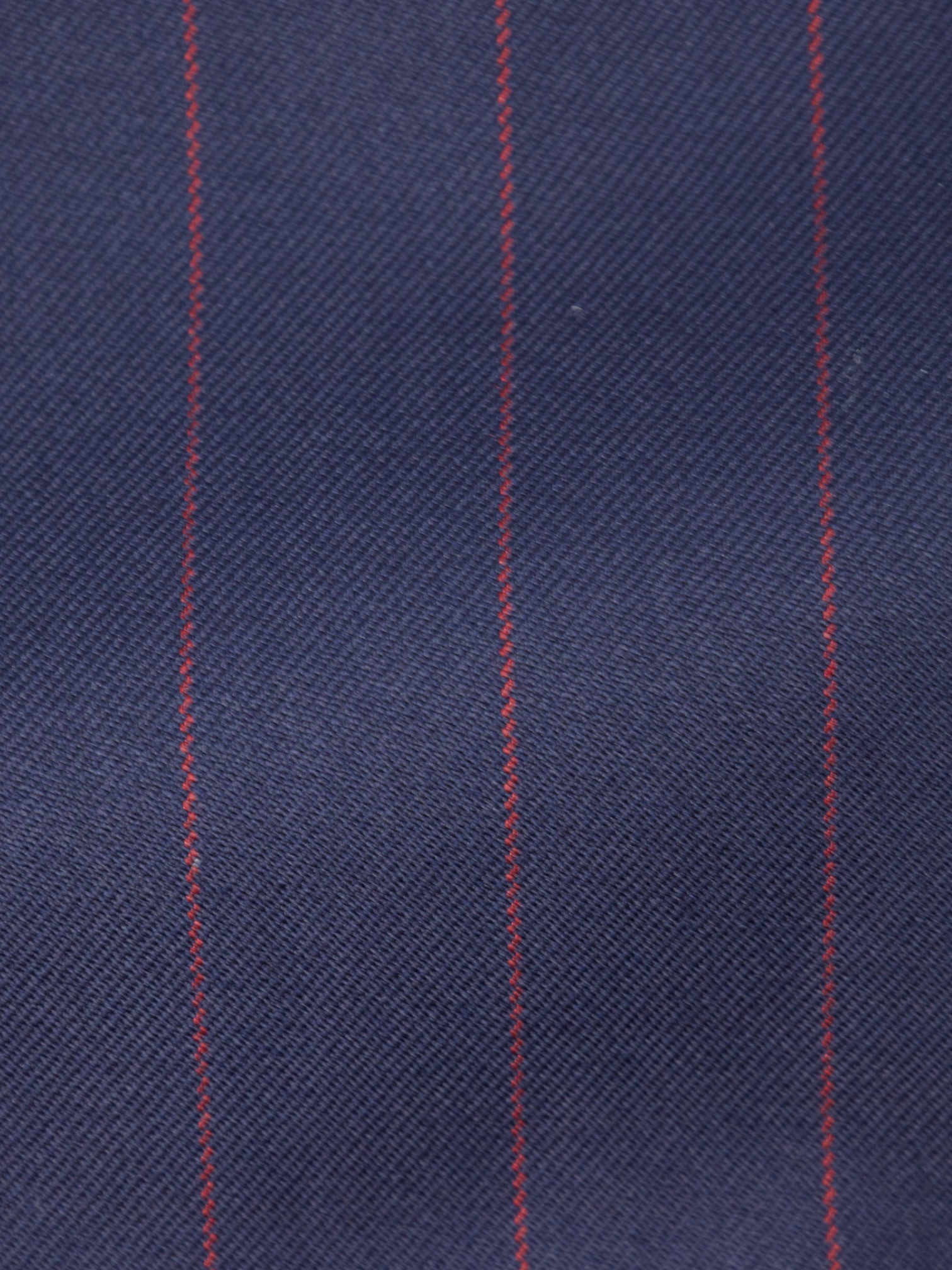 Cesare Attolini Blue & Red Double Breasted Super 200's Pinstripe Suit