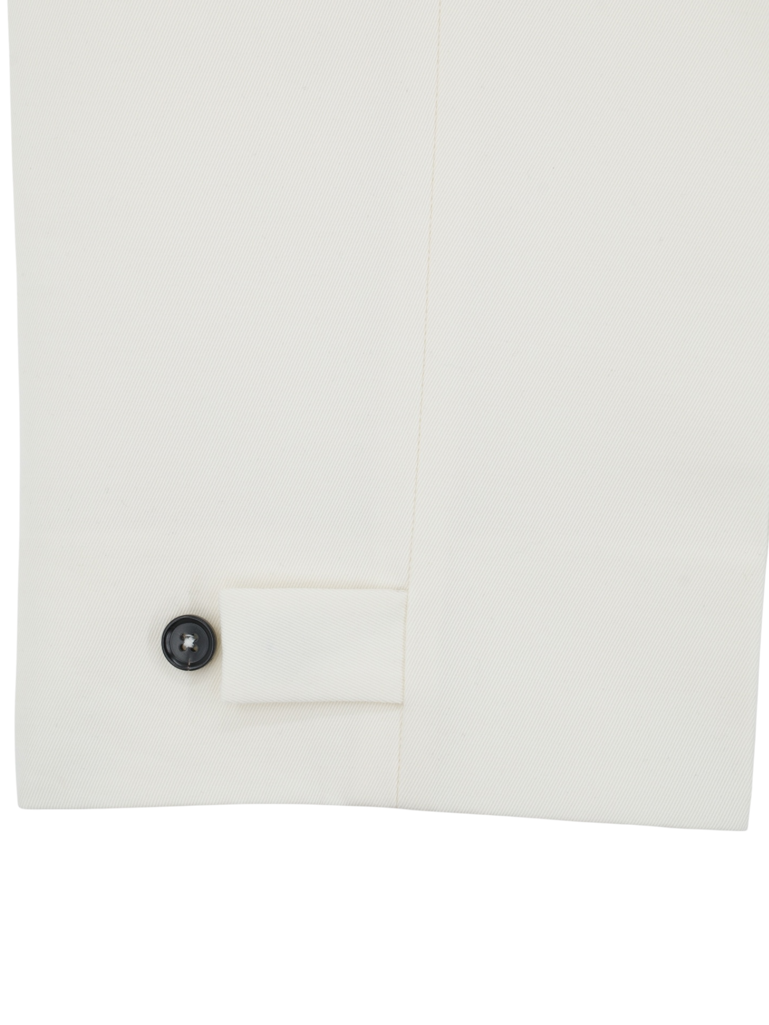 Ermenegildo Zegna Offwhite Cotton & Wool Twill Double-Pleated Trousers