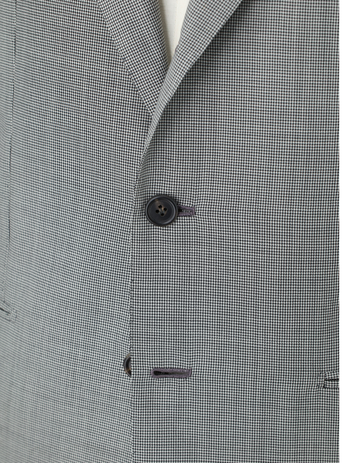 Orazio Luciano Black & Grey Fine-Wool Puppytooth Suit