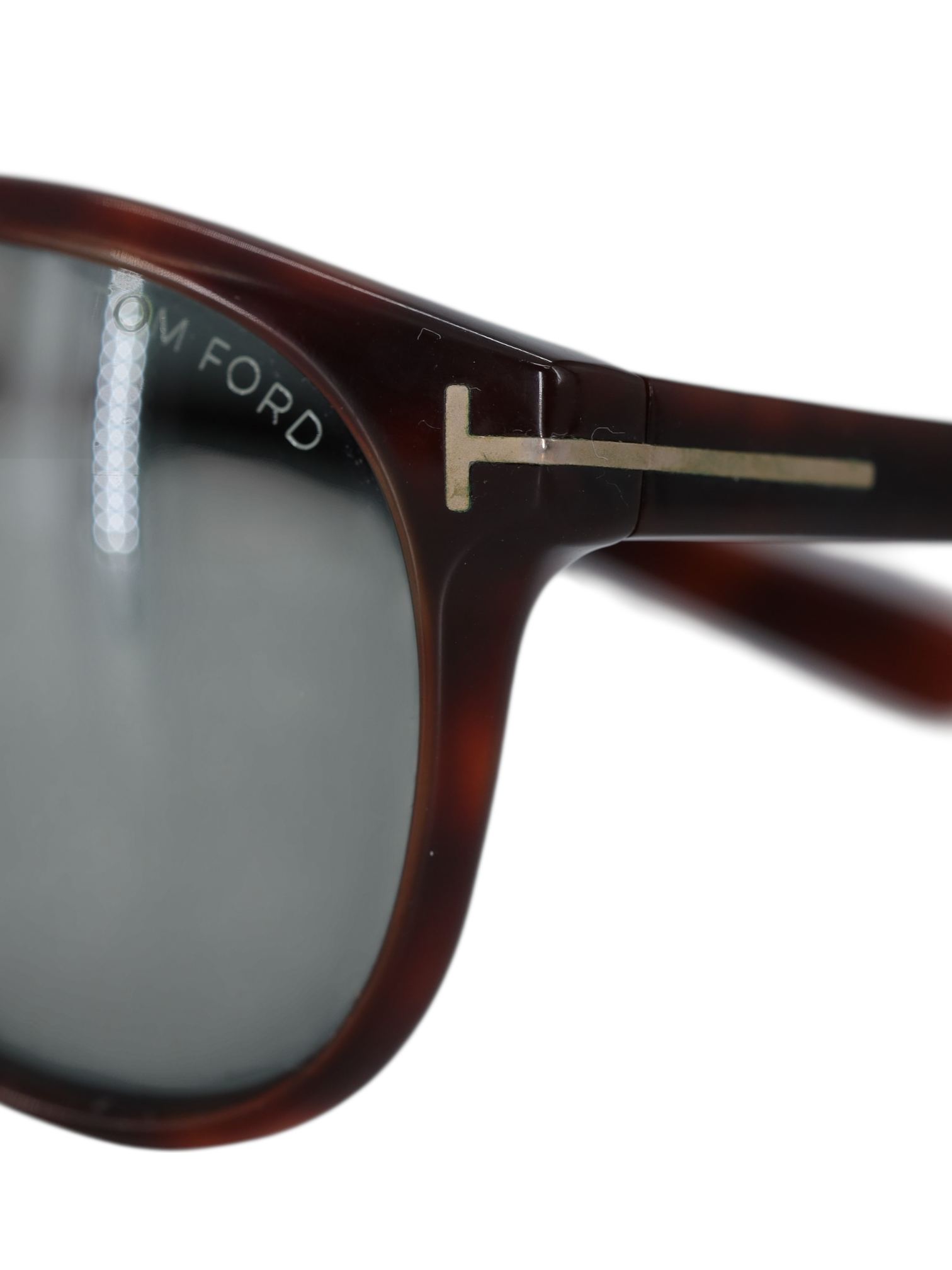 Tom Ford Havana Brown Flynn 291 Wayfarer Sunglasses