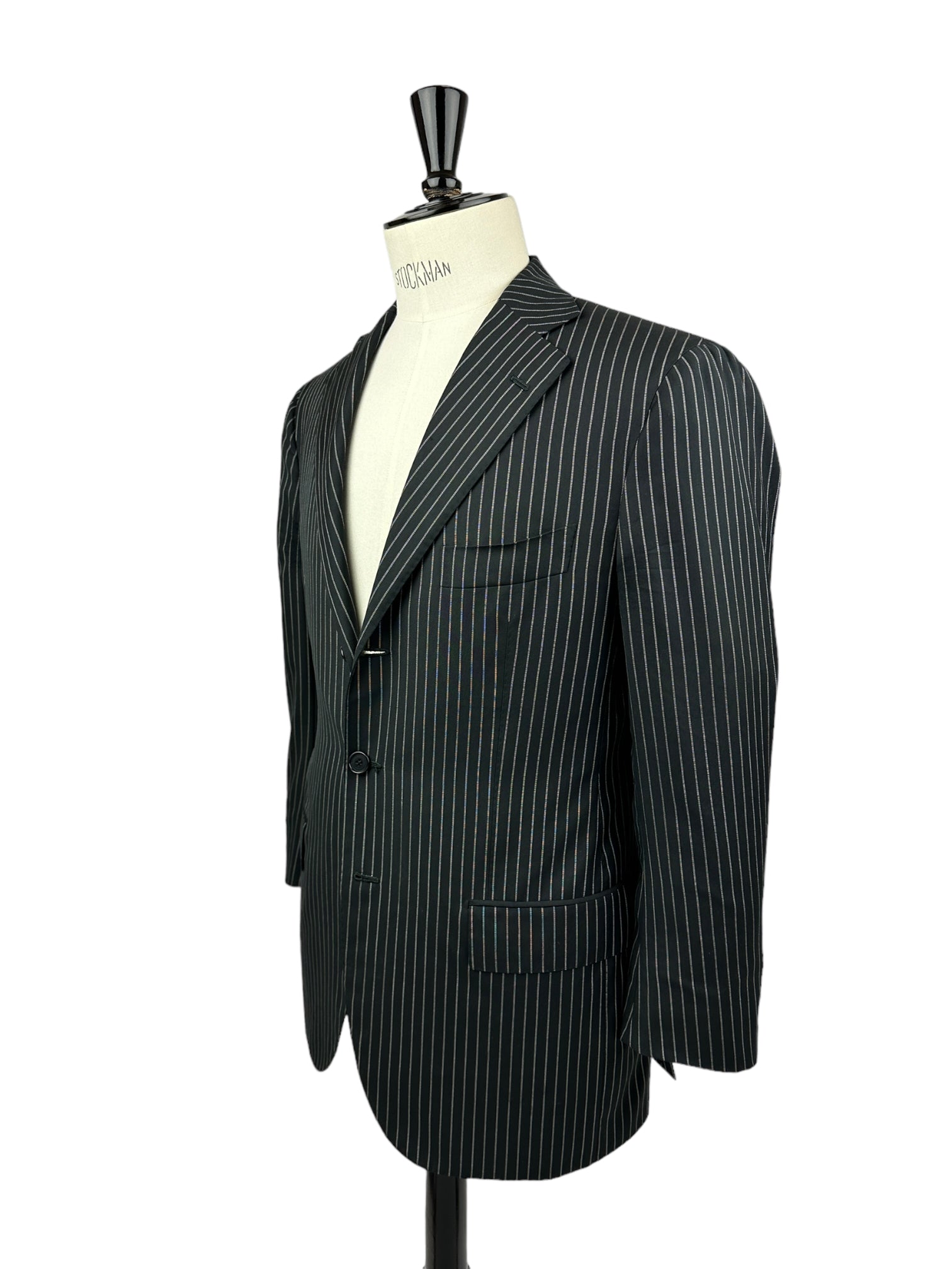 Cesare Attolini Black Pinstripe Super 150's Suit