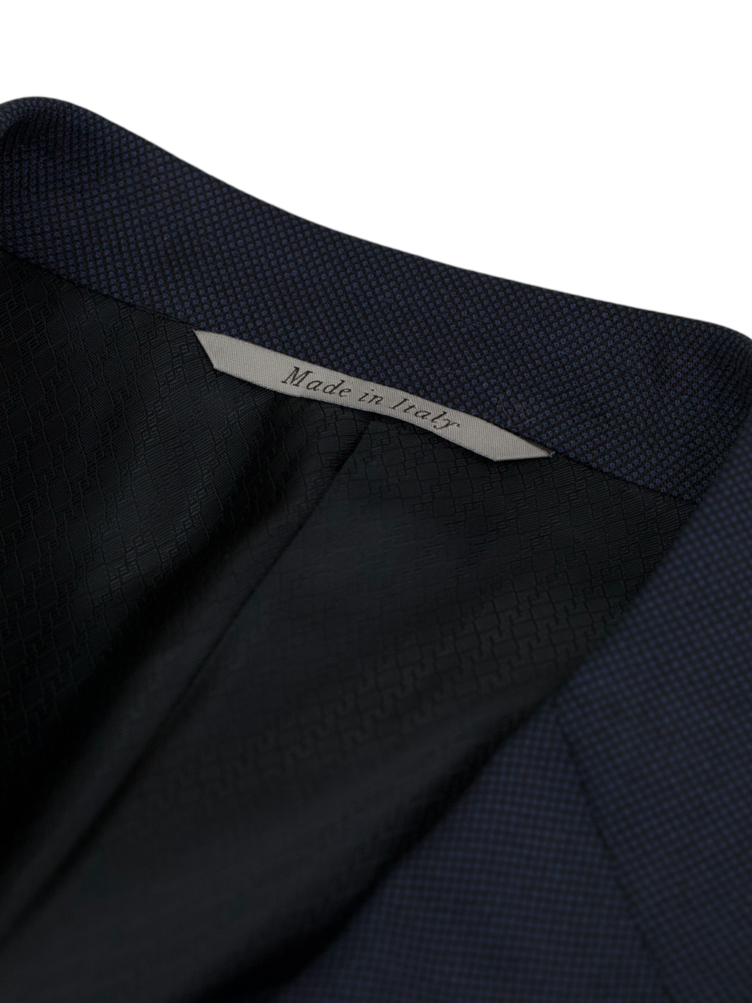 Canali Navy 3-Piece Super 160's Birdseye Suit