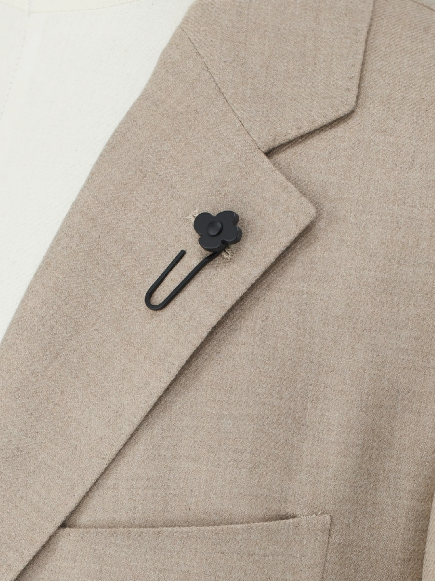 Lardini Light Brown Pure Cashmere-Award Twill Jacket