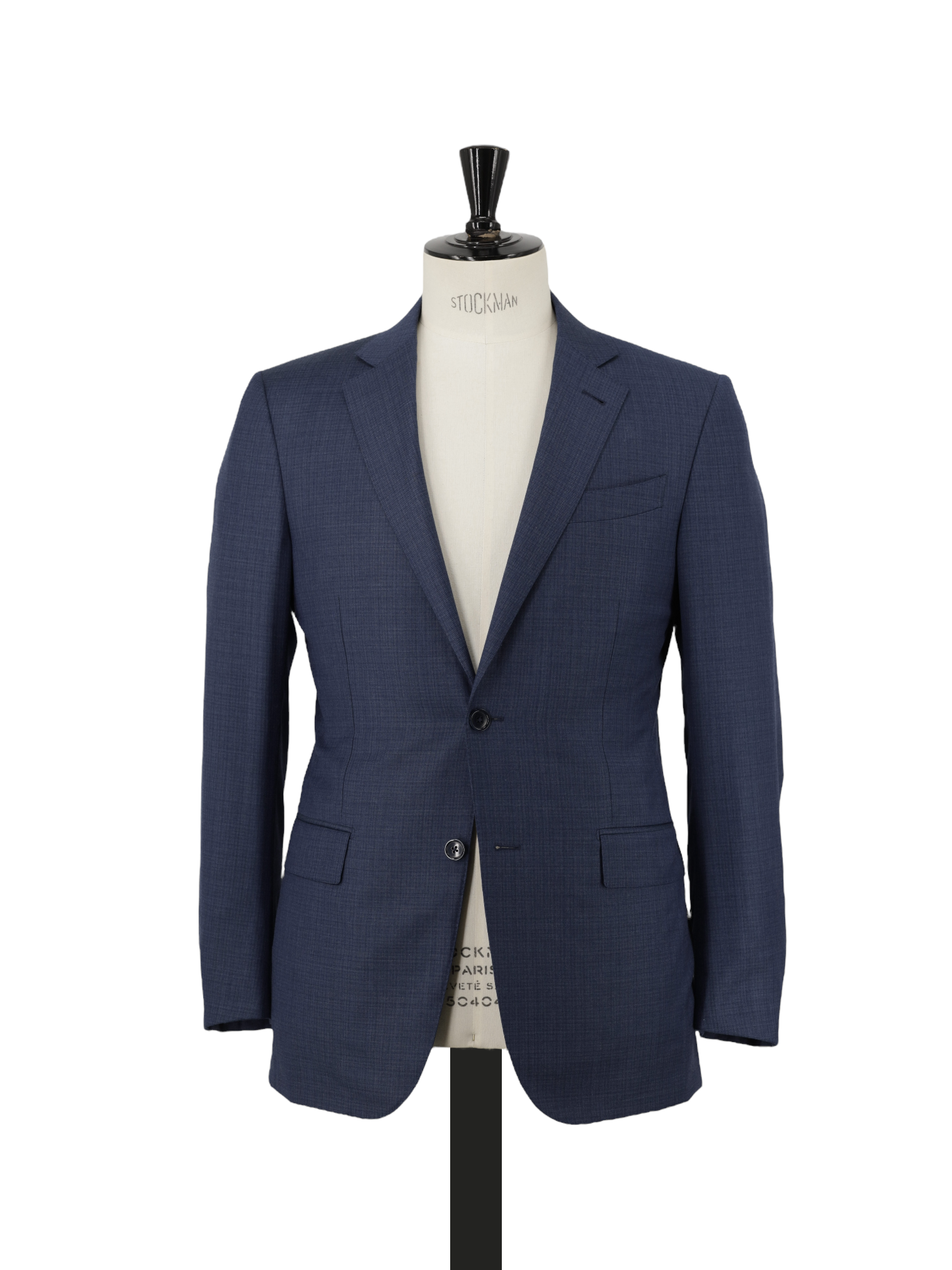 Ermenegildo Zegna Blue Multiseason Wool Micro-Check Milano Suit