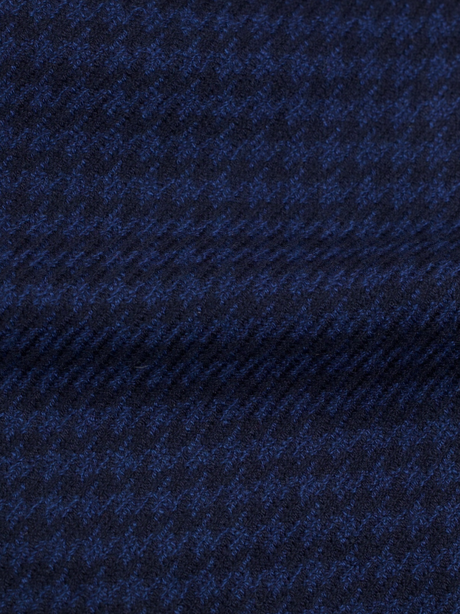 Kiton Dark Blue Pure Plushy-Cashmere Houndstooth Jacket