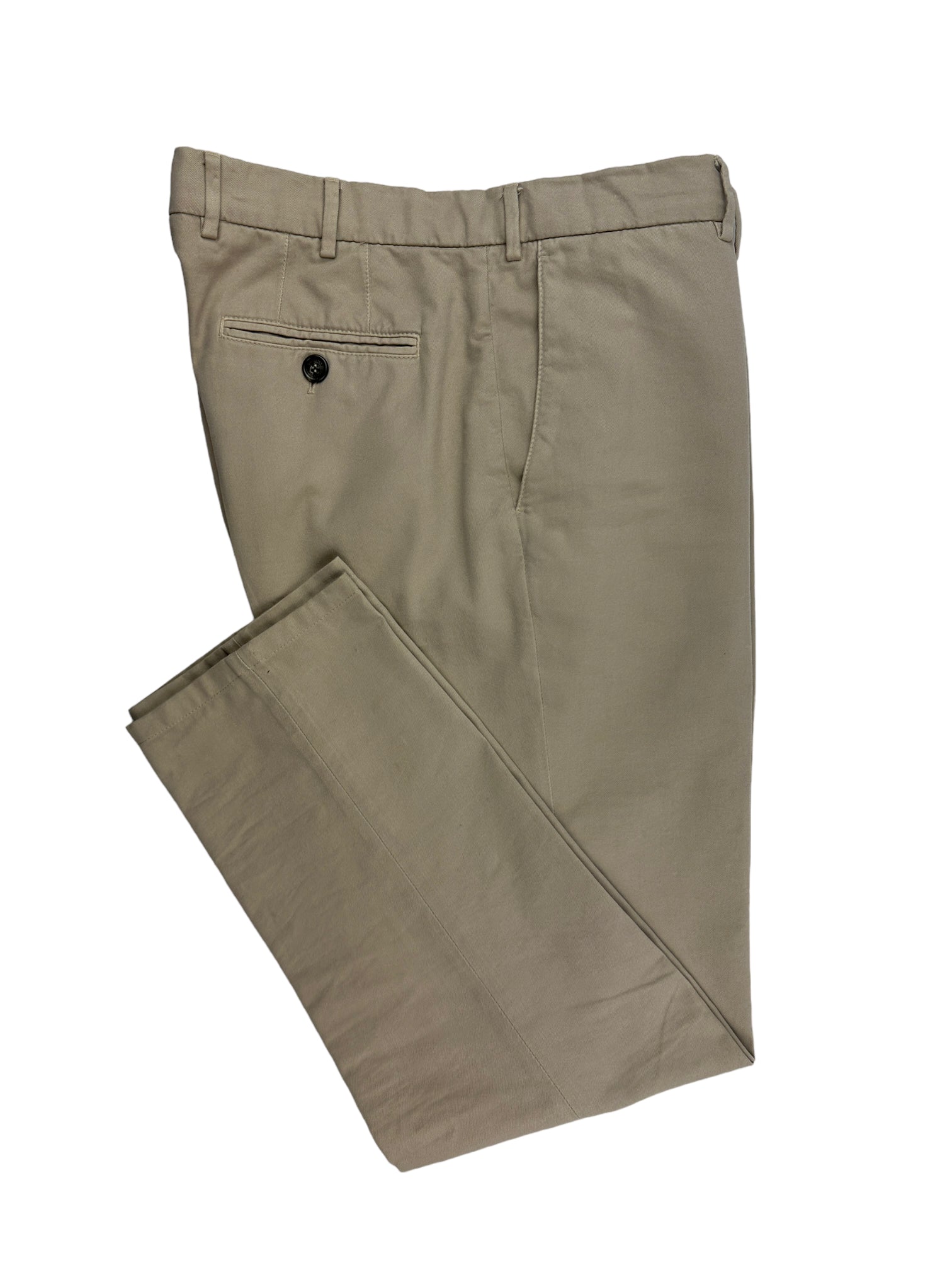 Brunello Cucinelli Beige Cotton Chino