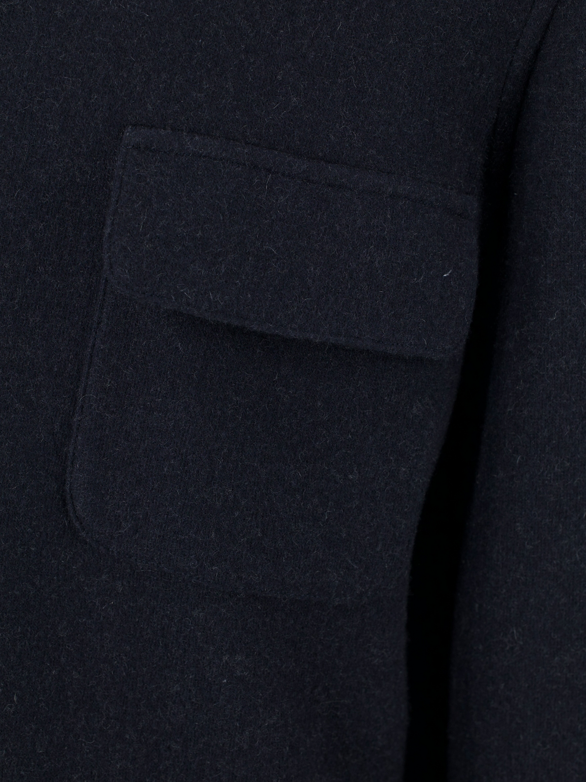 Loro Piana Navy Jersey Novalis Cashmere Overshirt Jacket