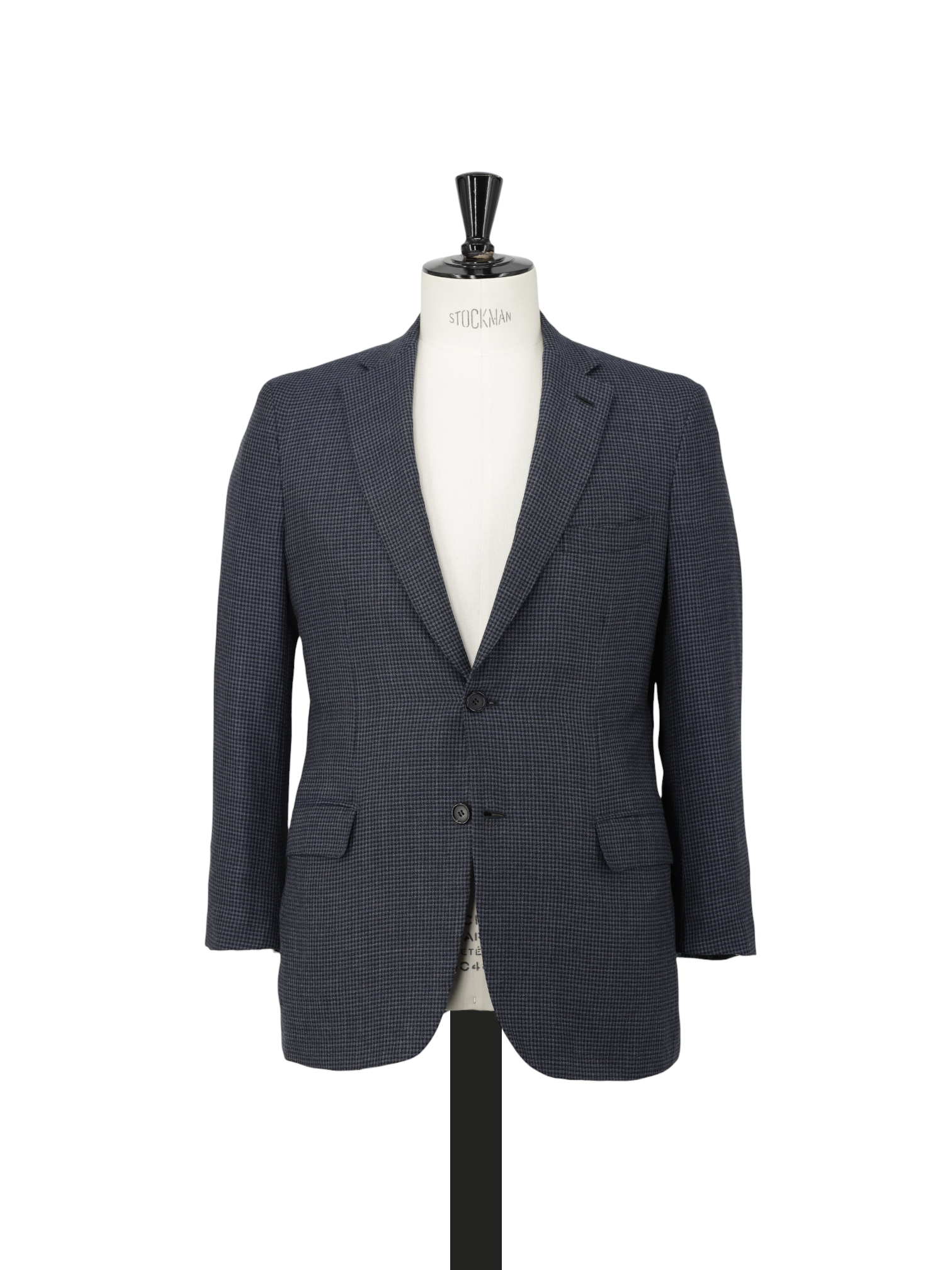 Brioni Blue Wool, Cashmere & Silk Pied de Poule Brunico Jacket