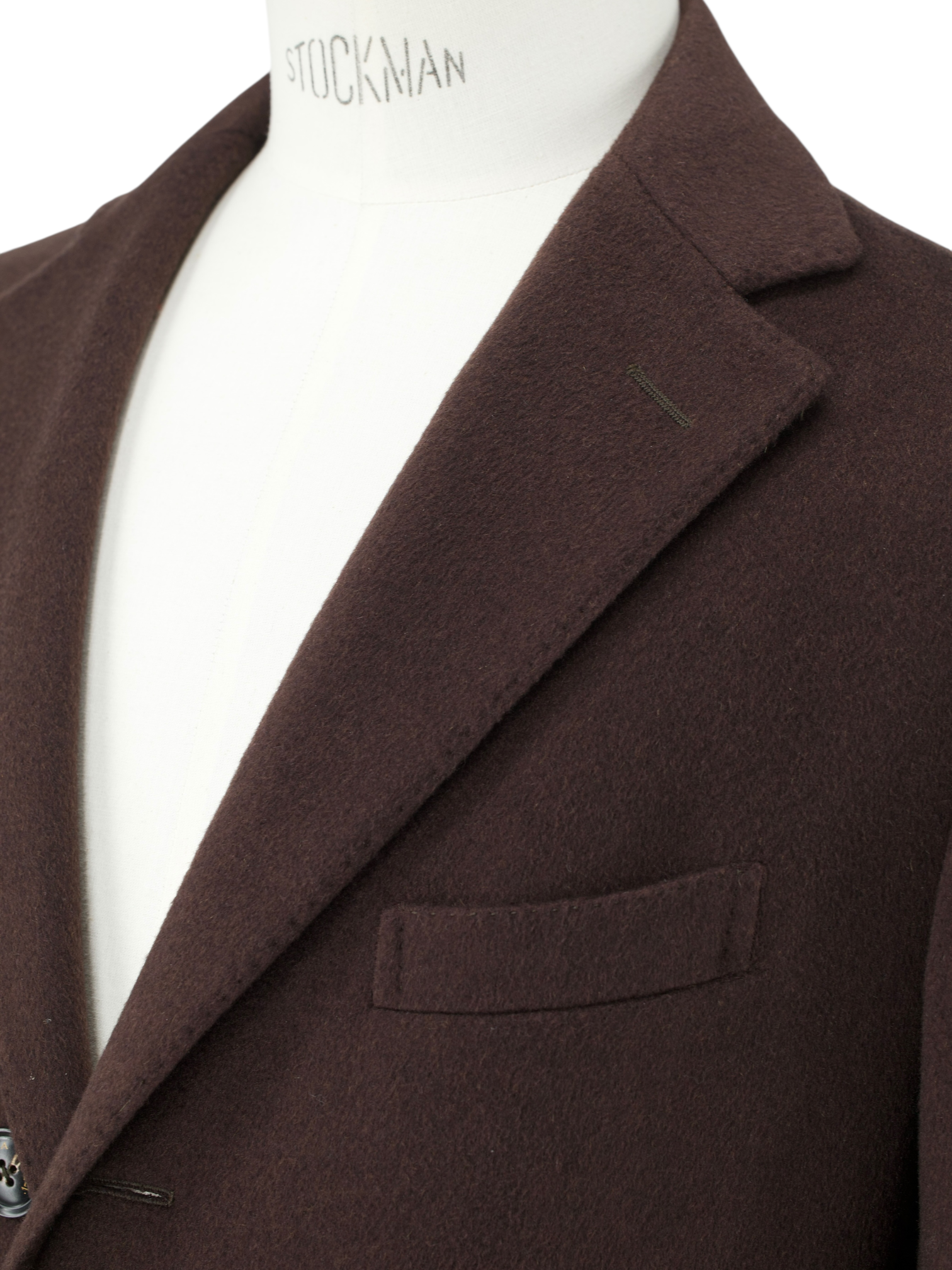 Piacenza Chocolate Brown Pure Plushy-Cashmere Overcoat