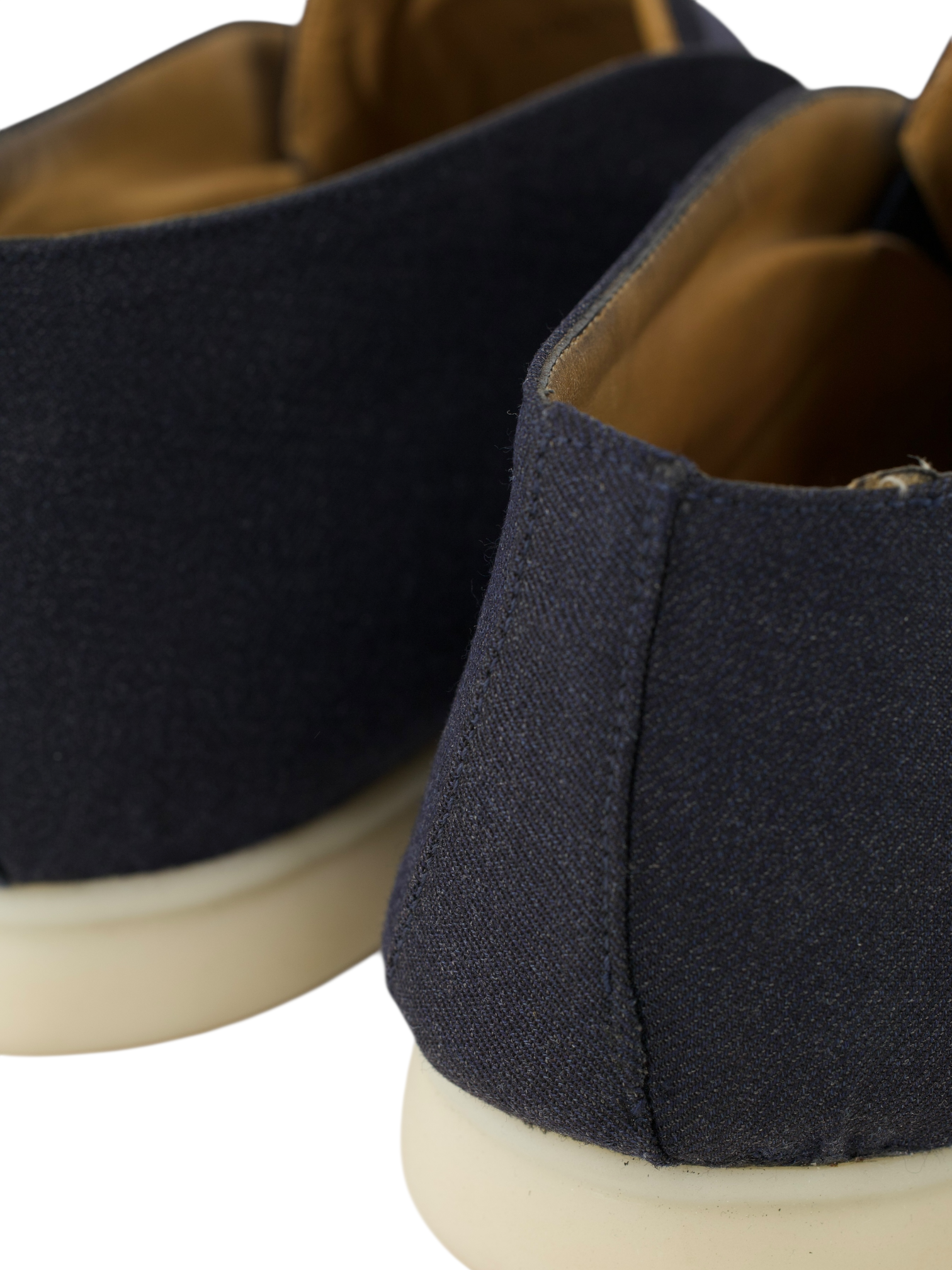 Loro Piana Navy Storm System® Open Walk Ankle Boot