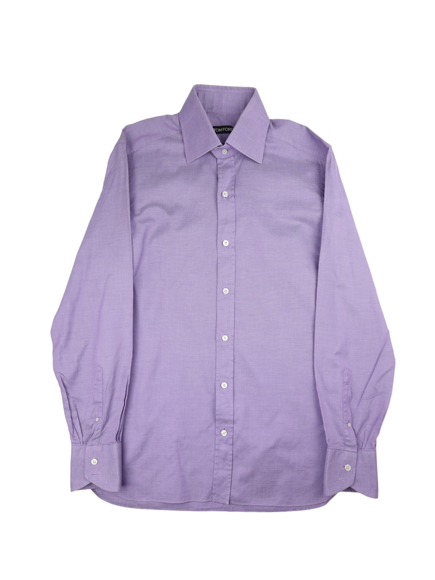 Tom Ford Lilac Micro-Pattern Shirt