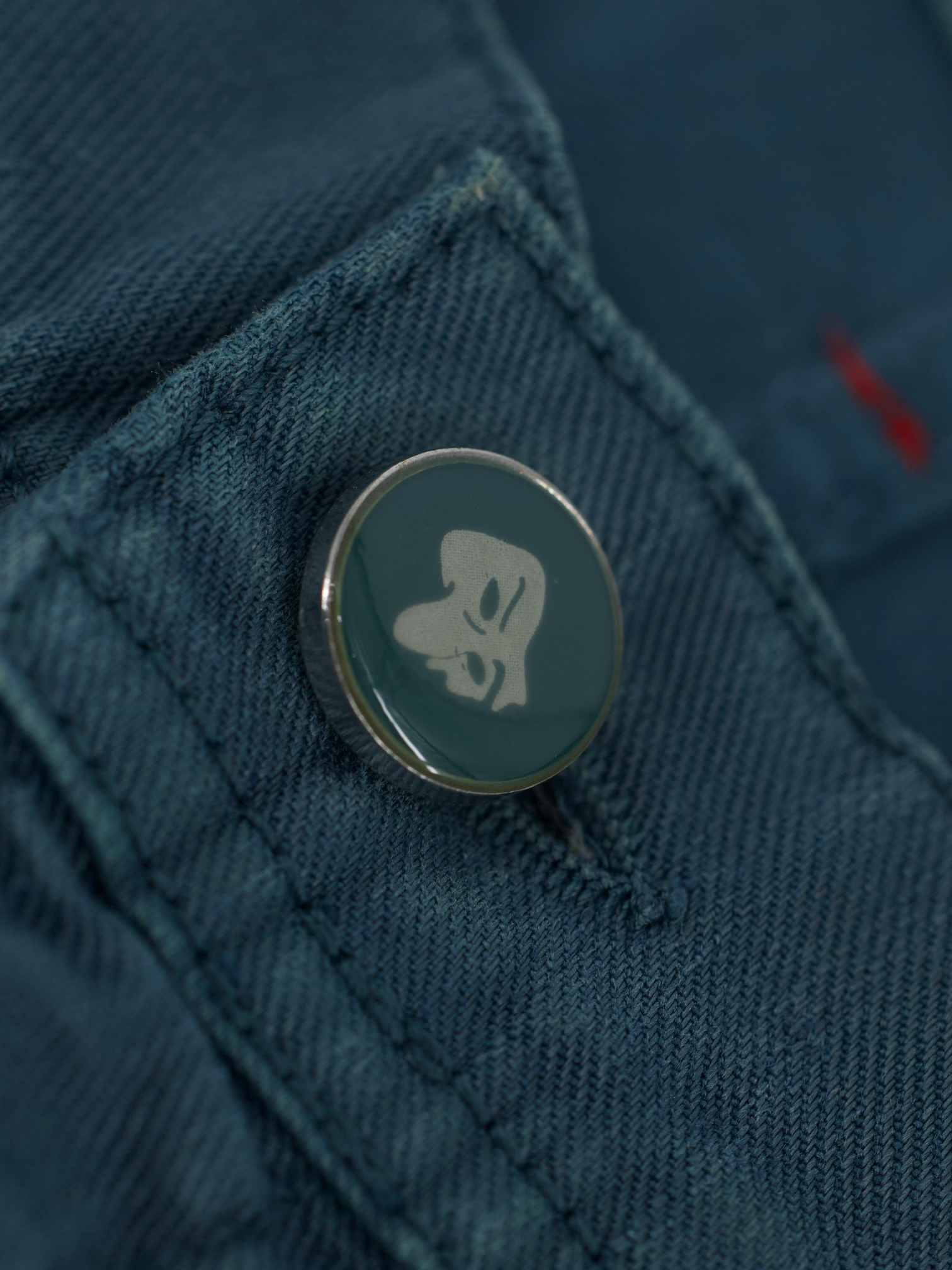 Marco Pescarolo Turquoise Cotton & Linen 5-Pocket Chino