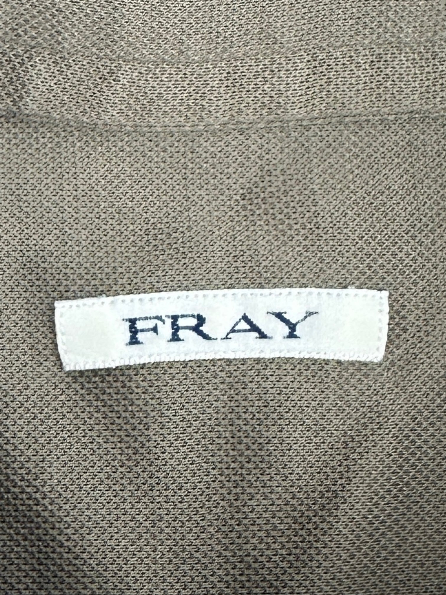 Fray Taupe Piqué Jersey Shirt